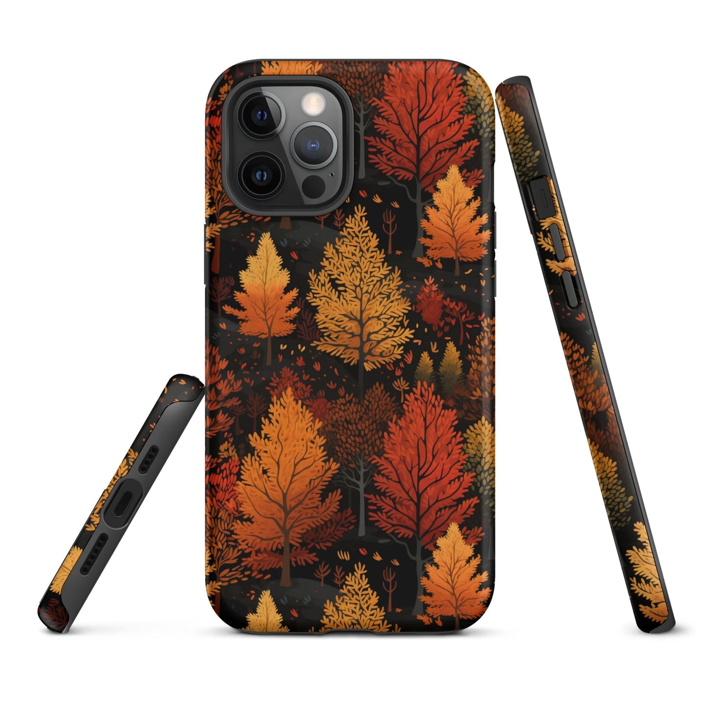 Bronzed Forest - A Chromatic Landscape - iPhone Case - Pattern Symphony