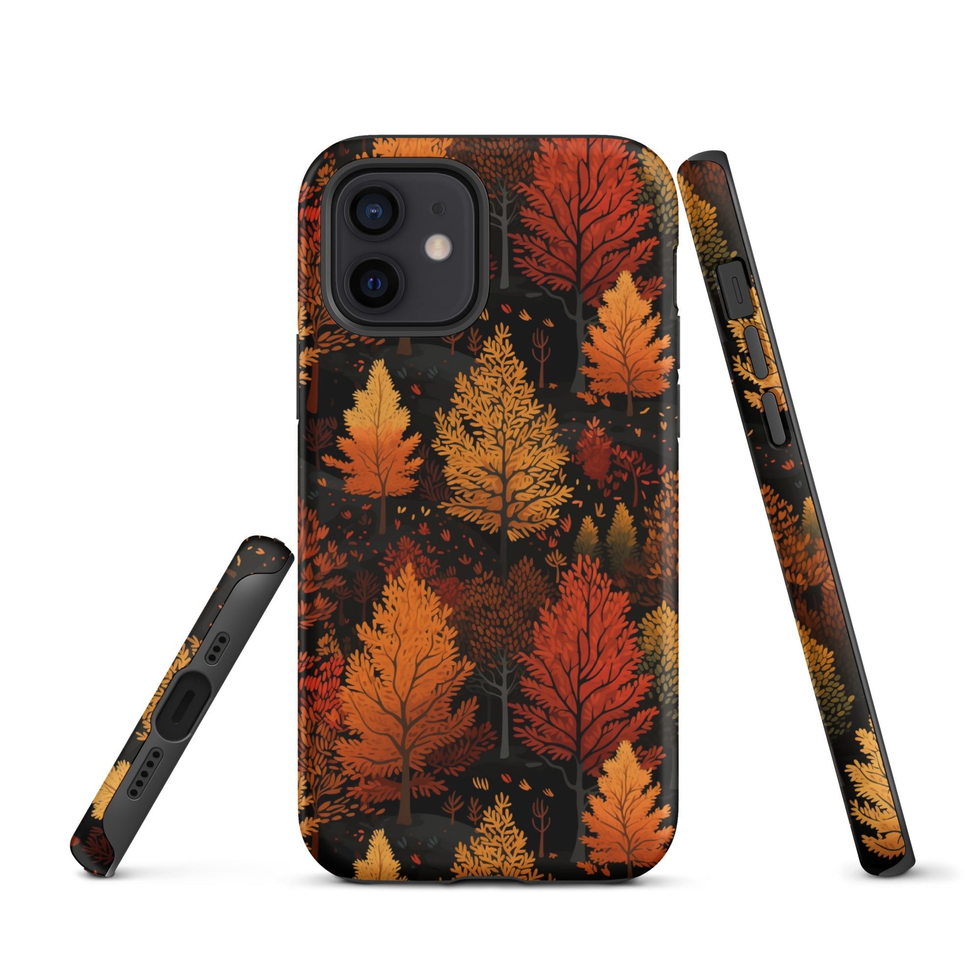 Bronzed Forest - A Chromatic Landscape - iPhone Case - Pattern Symphony