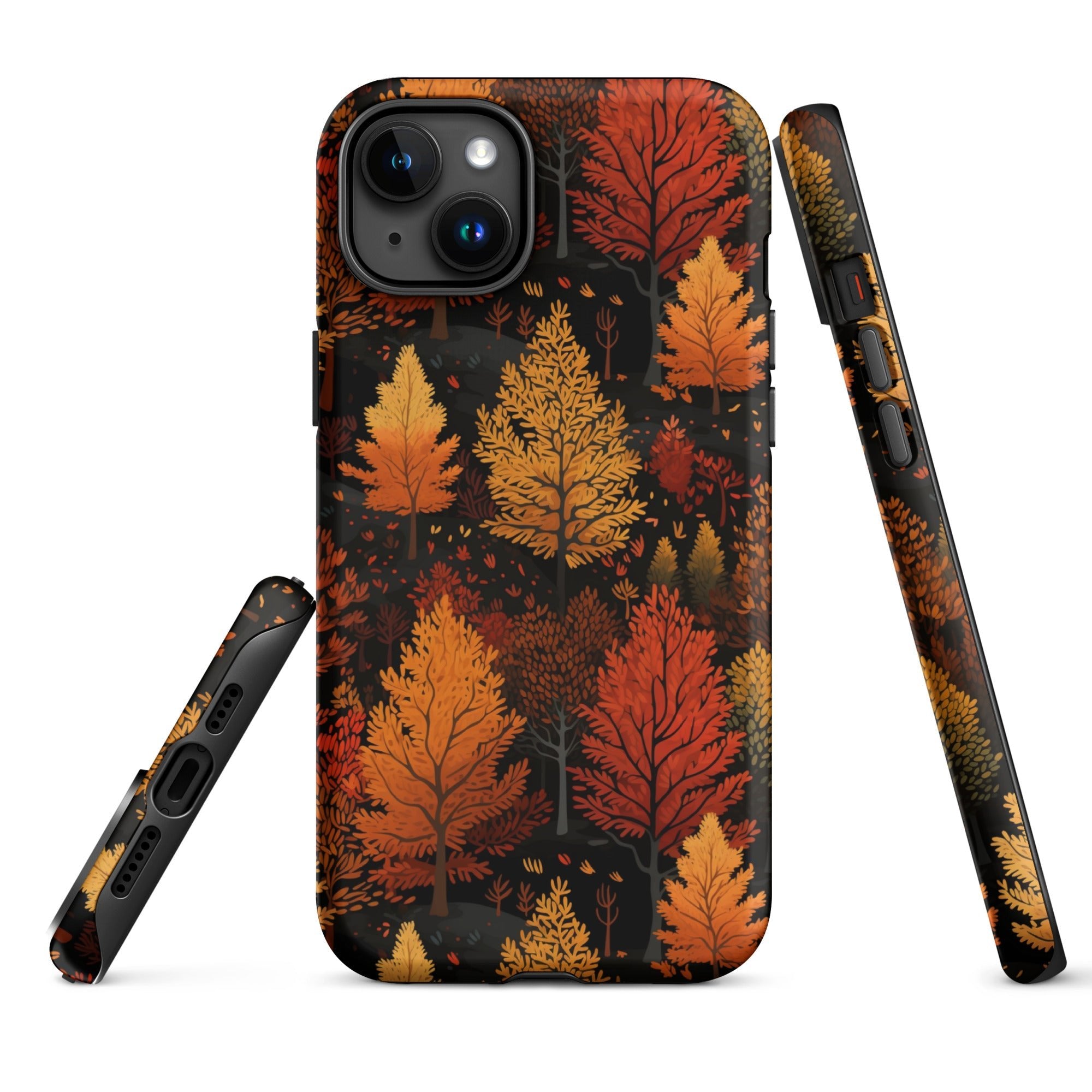 Bronzed Forest - A Chromatic Landscape - iPhone Case - Pattern Symphony