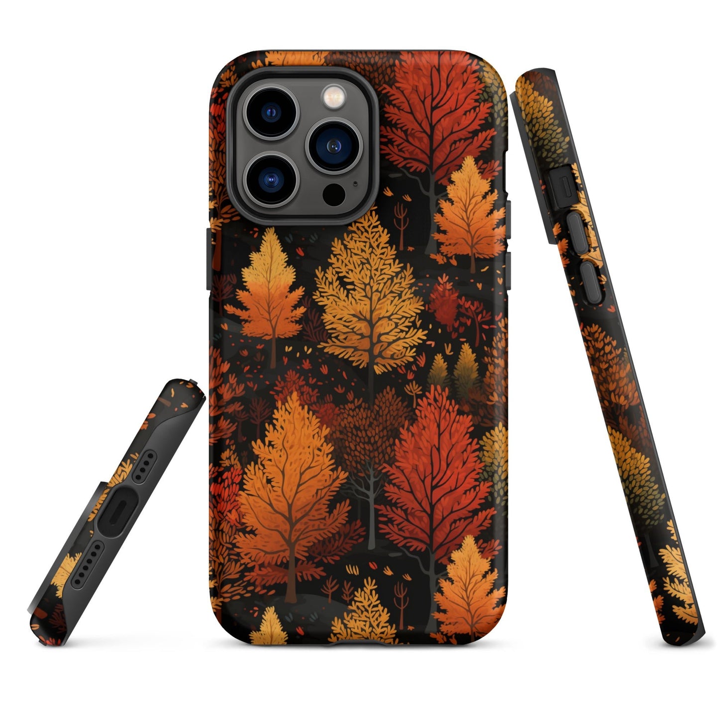 Bronzed Forest - A Chromatic Landscape - iPhone Case - Pattern Symphony