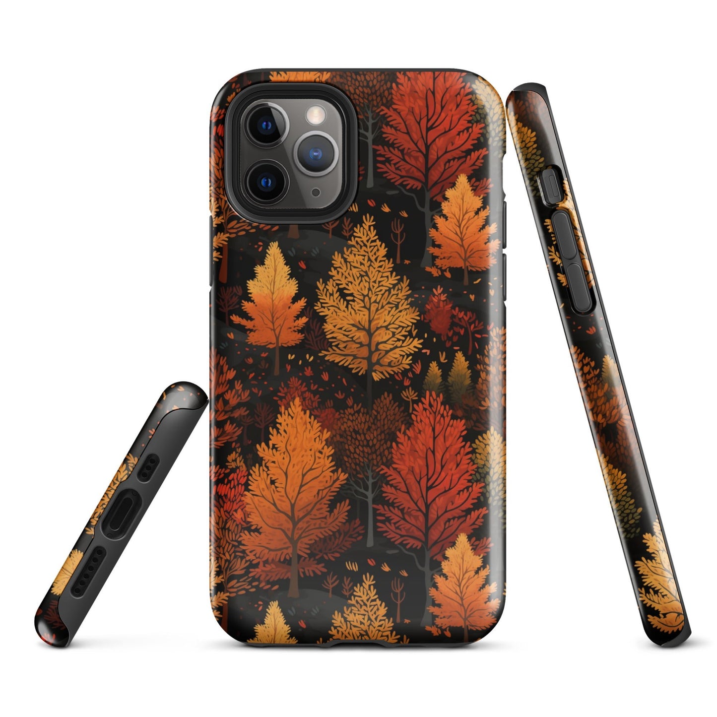 Bronzed Forest - A Chromatic Landscape - iPhone Case - Pattern Symphony