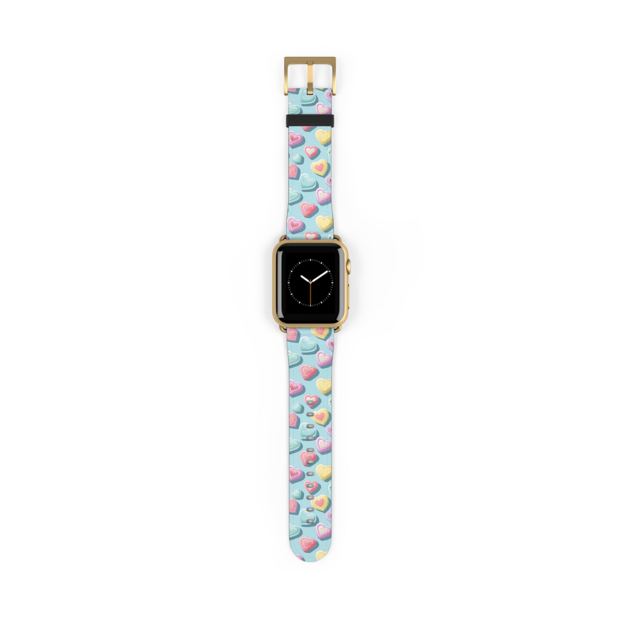 Candy Hearts: Cupid's Canvas - Apple Watch Strap - Pattern Symphony