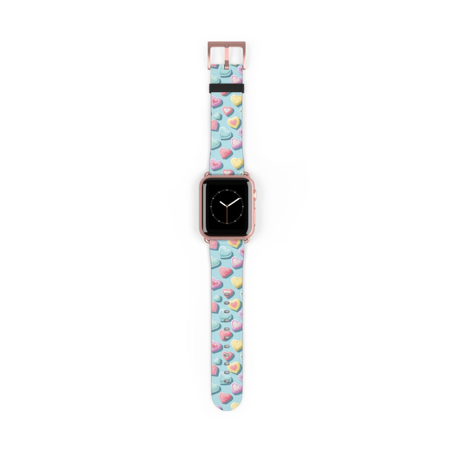 Candy Hearts: Cupid's Canvas - Apple Watch Strap - Pattern Symphony