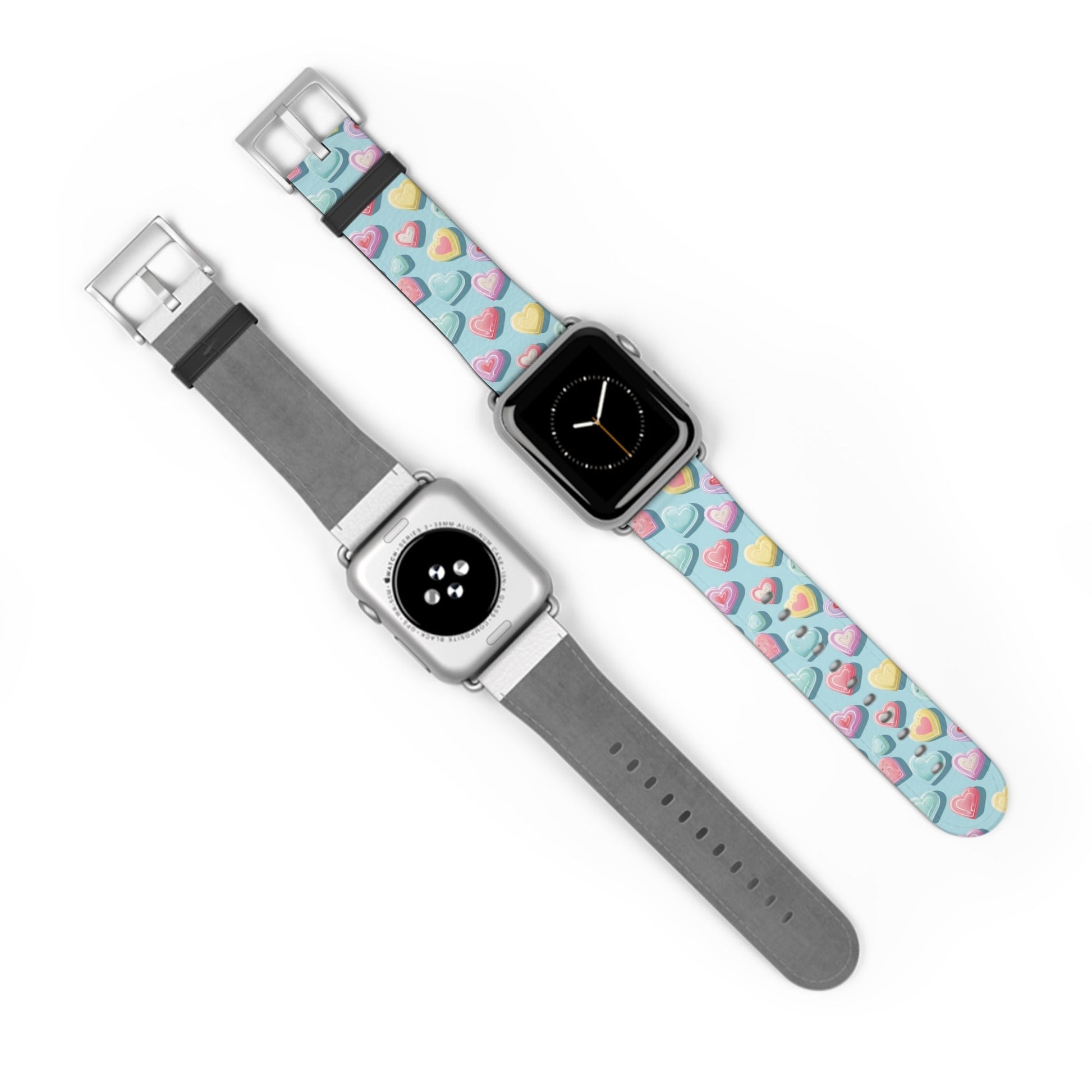 Candy Hearts: Cupid's Canvas - Apple Watch Strap - Pattern Symphony