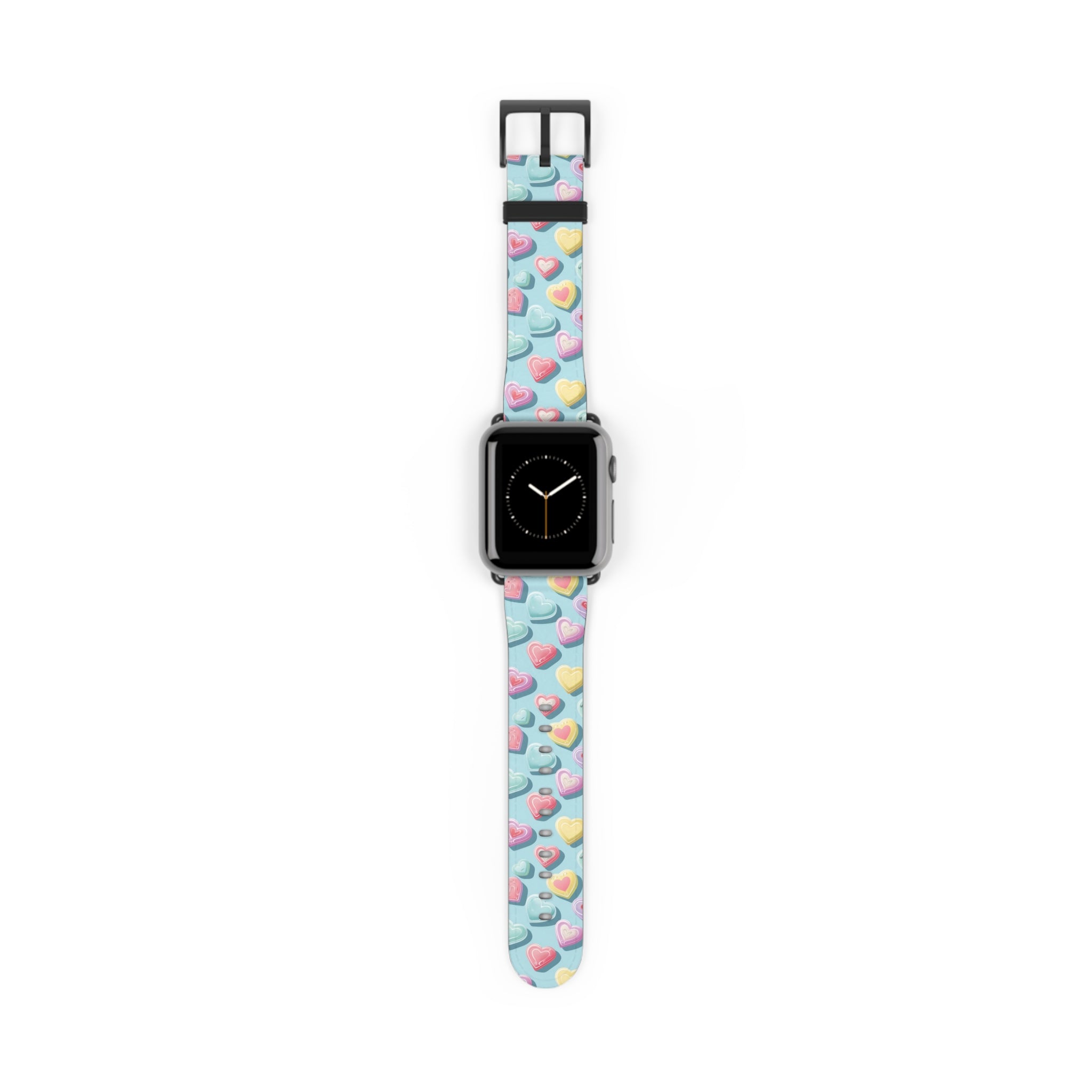 Candy Hearts: Cupid's Canvas - Apple Watch Strap - Pattern Symphony