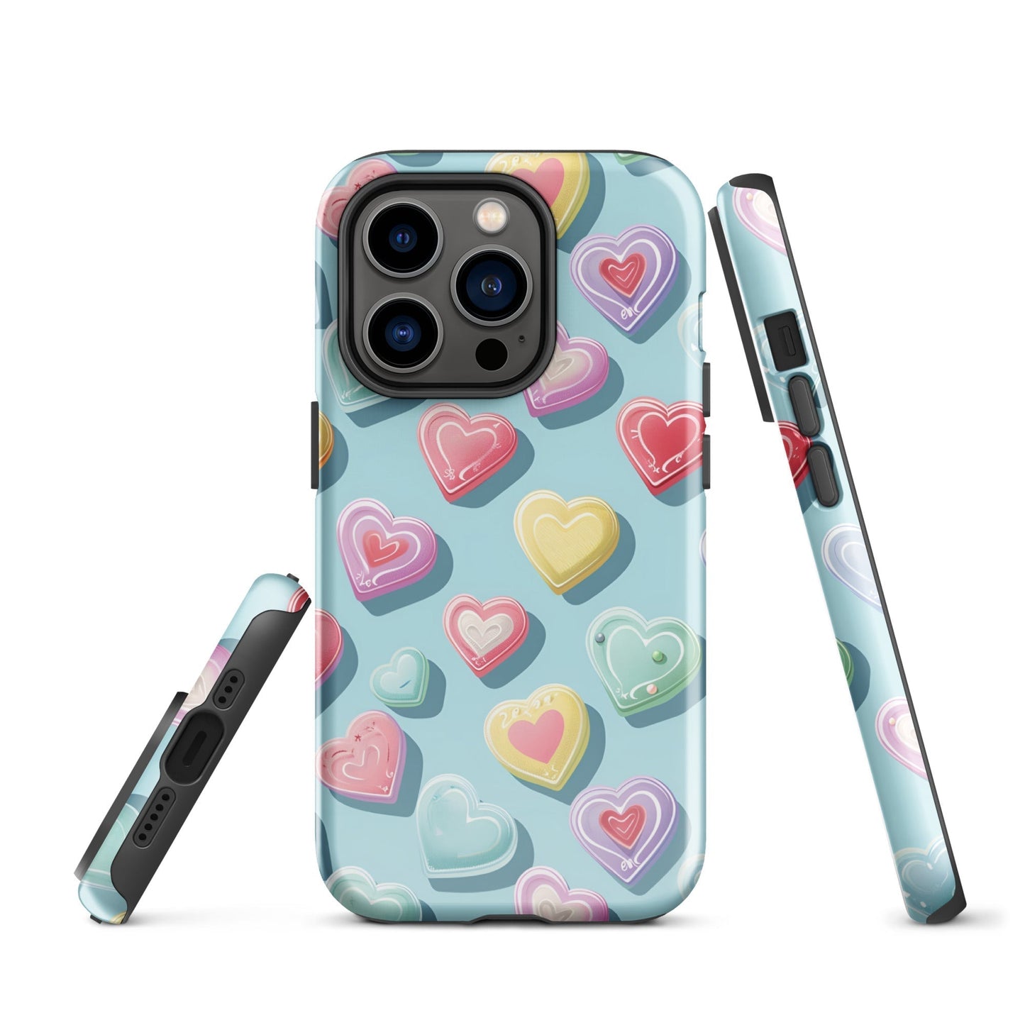 Candy Hearts: Cupid's Canvas - iPhone Case - Pattern Symphony