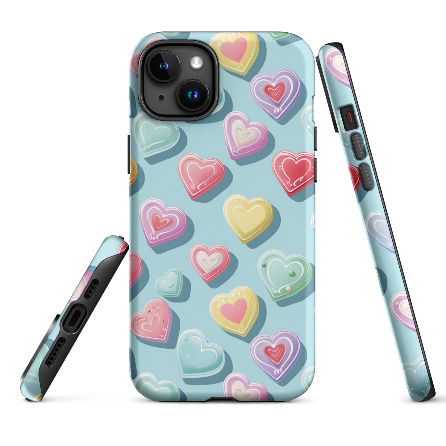 Candy Hearts: Cupid's Canvas - iPhone Case - Pattern Symphony