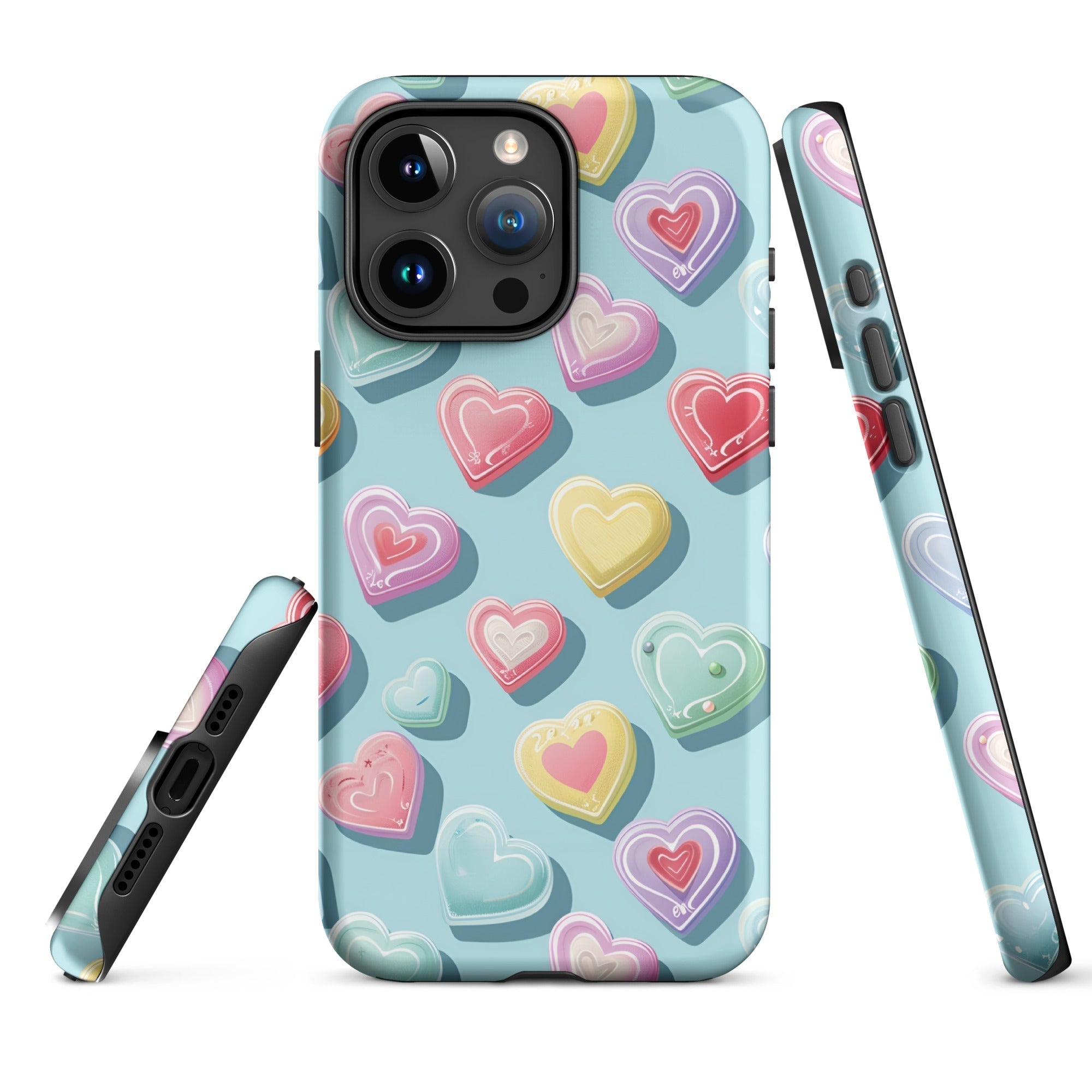 Candy Hearts: Cupid's Canvas - iPhone Case - Pattern Symphony