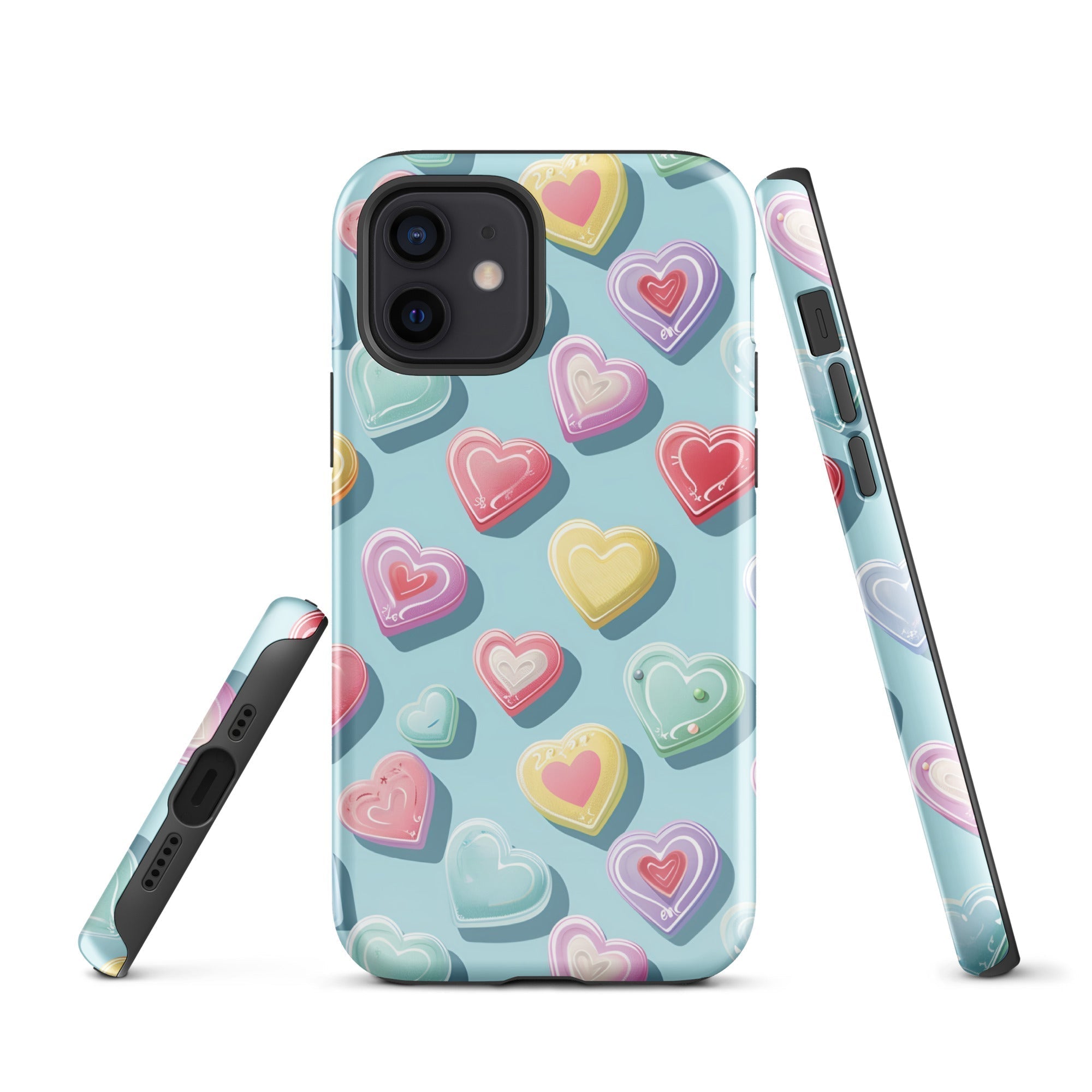 Candy Hearts: Cupid's Canvas - iPhone Case - Pattern Symphony