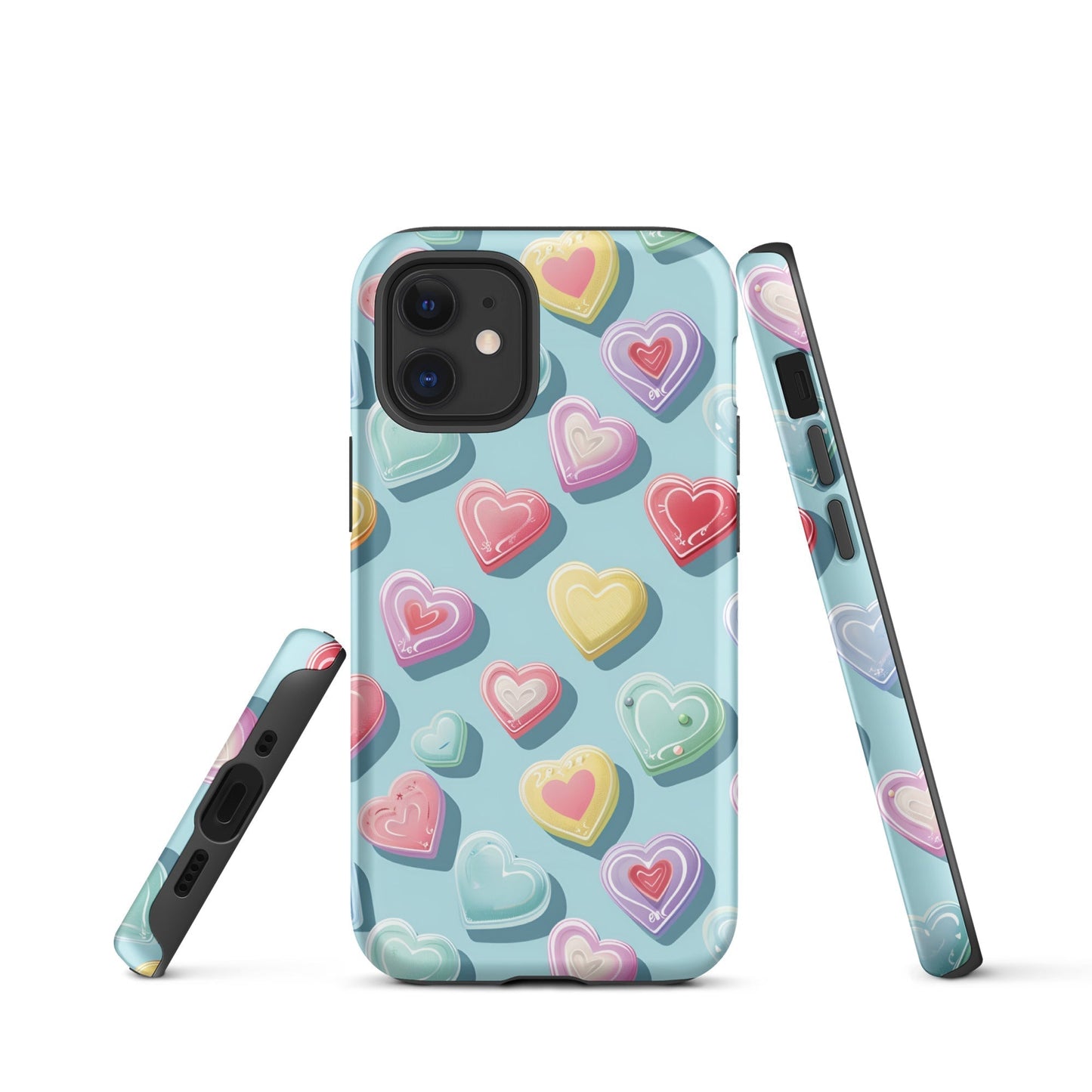 Candy Hearts: Cupid's Canvas - iPhone Case - Pattern Symphony