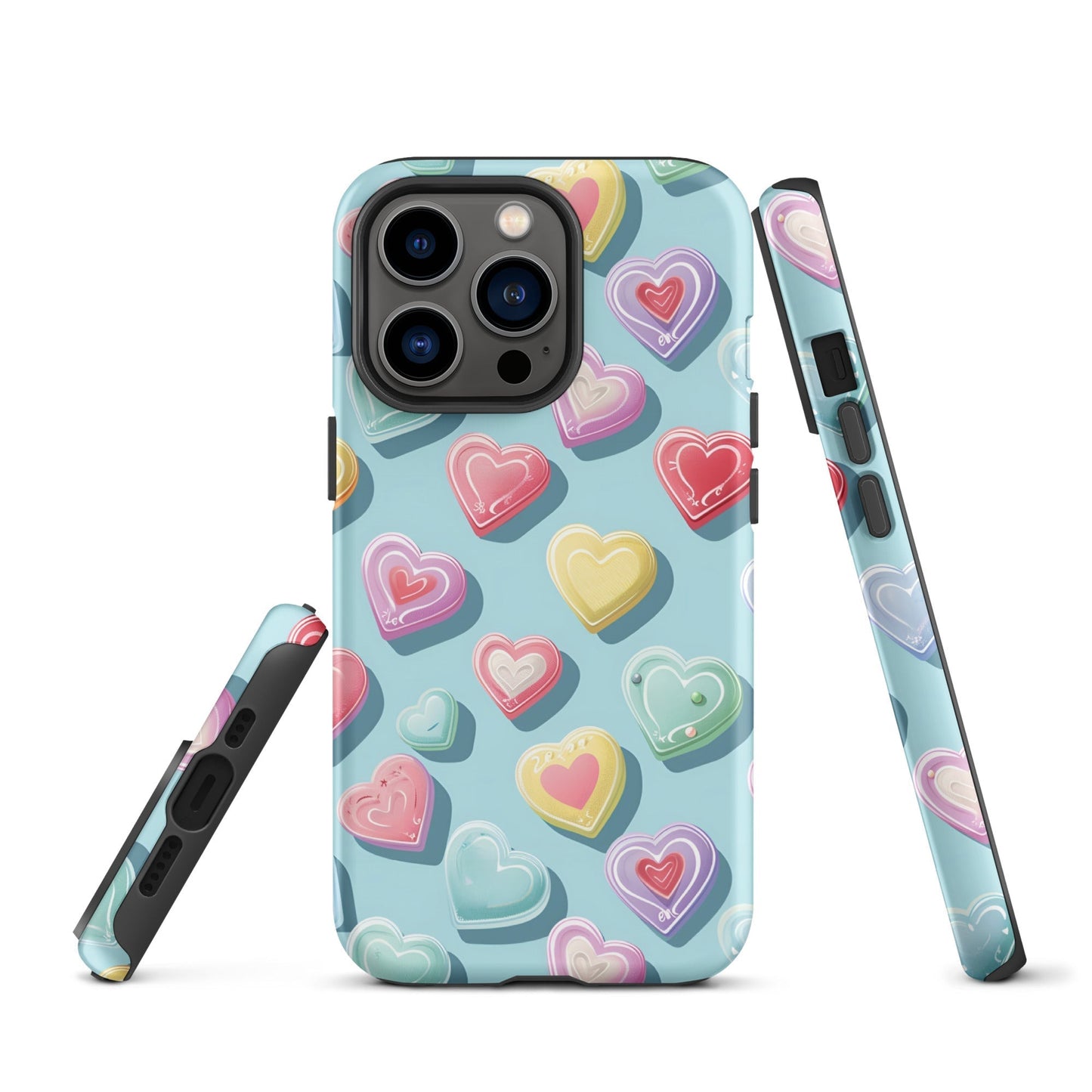 Candy Hearts: Cupid's Canvas - iPhone Case - Pattern Symphony