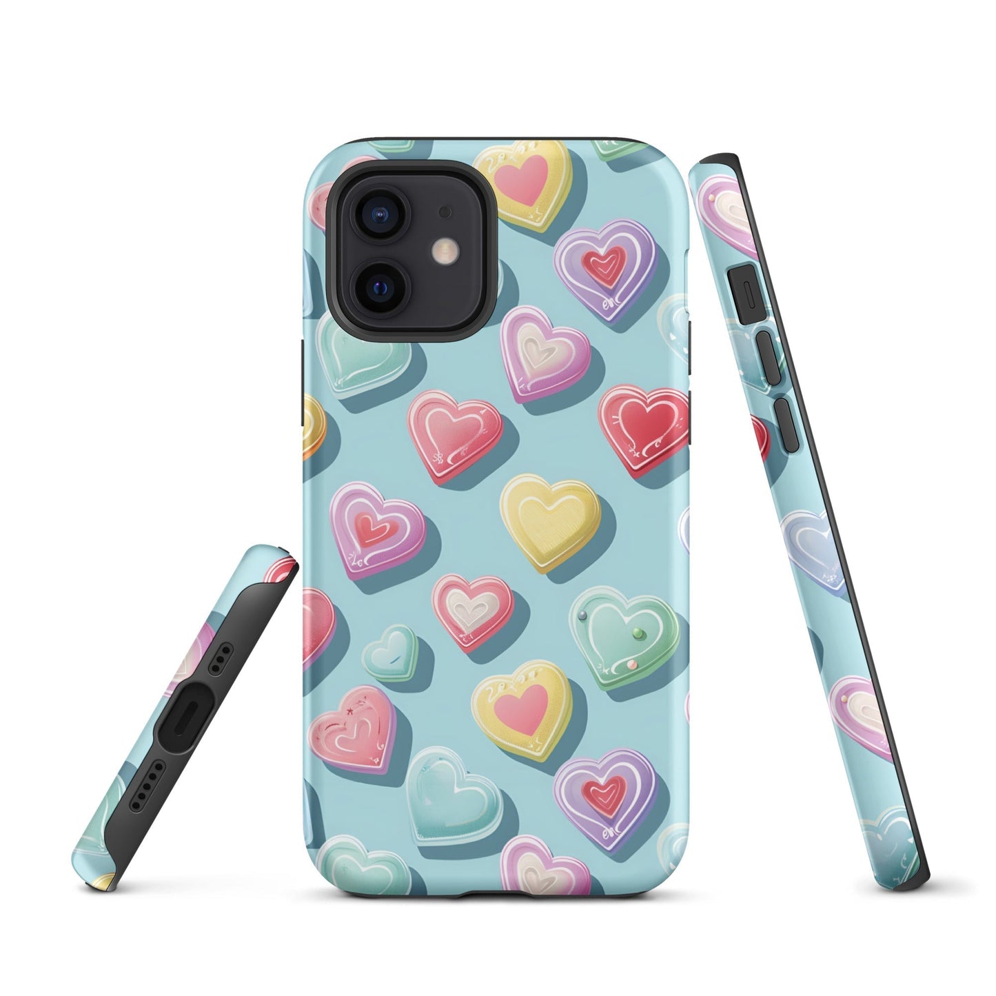 Candy Hearts: Cupid's Canvas - iPhone Case - Pattern Symphony