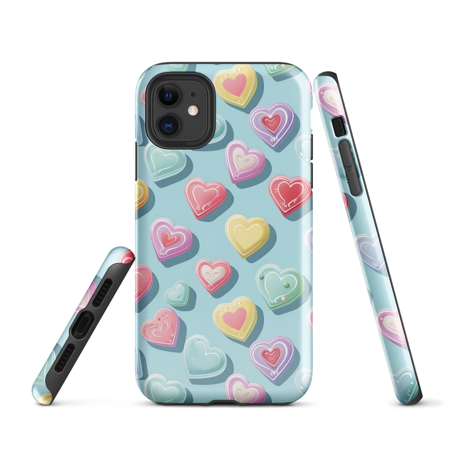 Candy Hearts: Cupid's Canvas - iPhone Case - Pattern Symphony