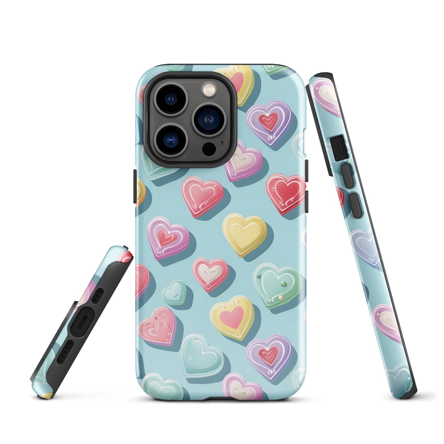 Candy Hearts: Cupid's Canvas - iPhone Case - Pattern Symphony