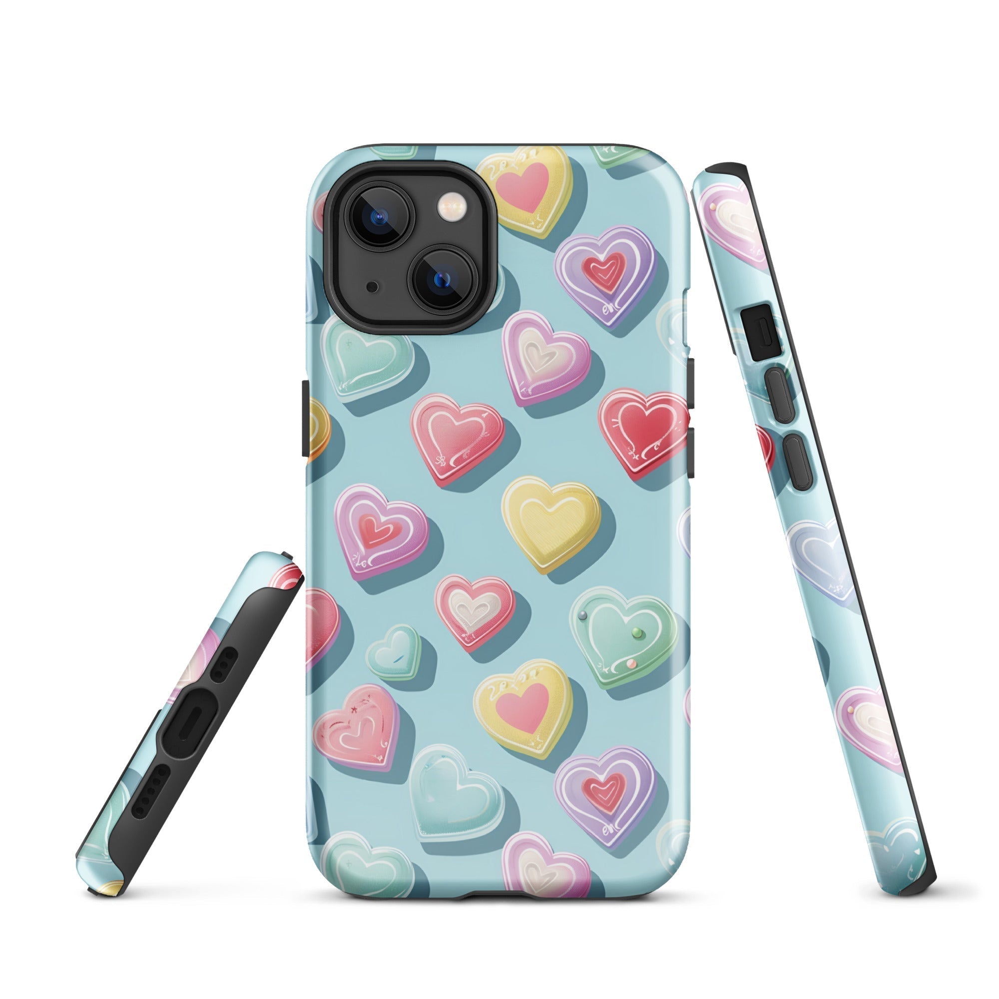 Candy Hearts: Cupid's Canvas - iPhone Case - Pattern Symphony