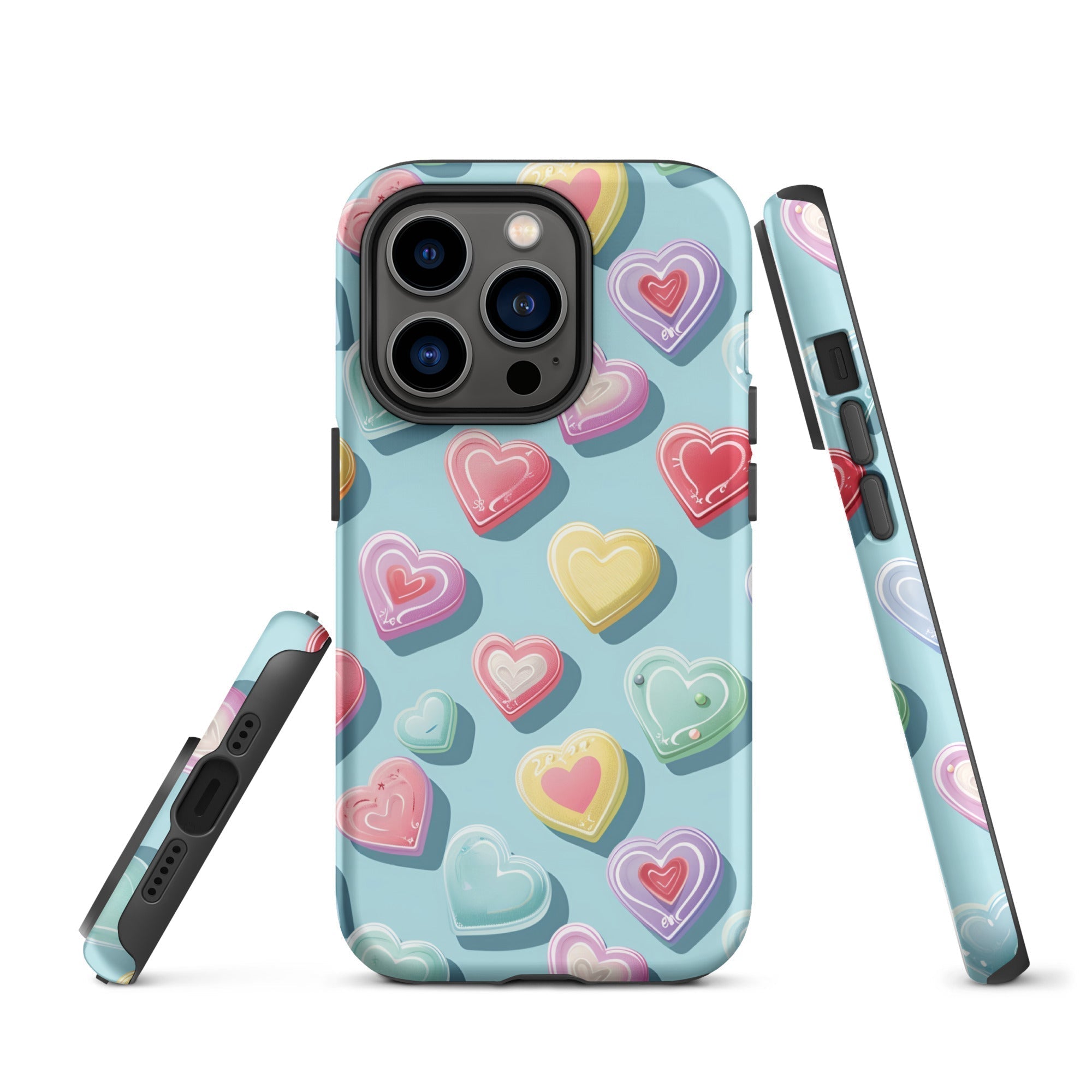 Candy Hearts: Cupid's Canvas - iPhone Case - Pattern Symphony