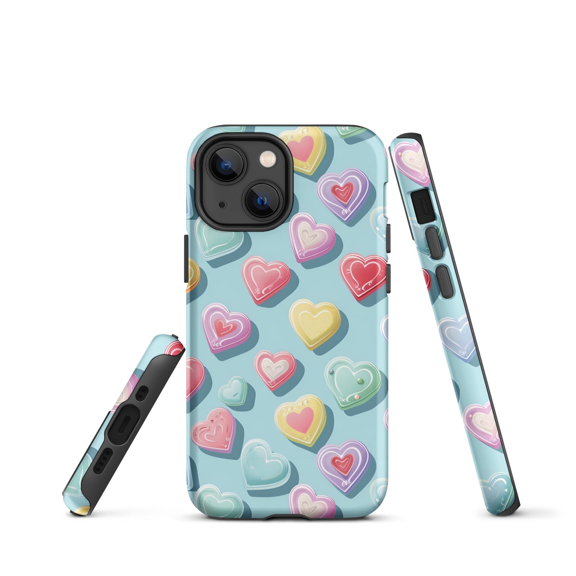 Candy Hearts: Cupid's Canvas - iPhone Case - Pattern Symphony