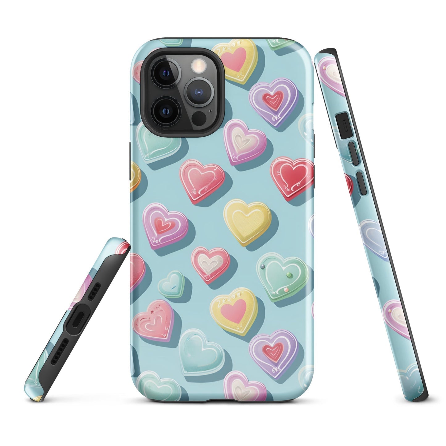 Candy Hearts: Cupid's Canvas - iPhone Case - Pattern Symphony