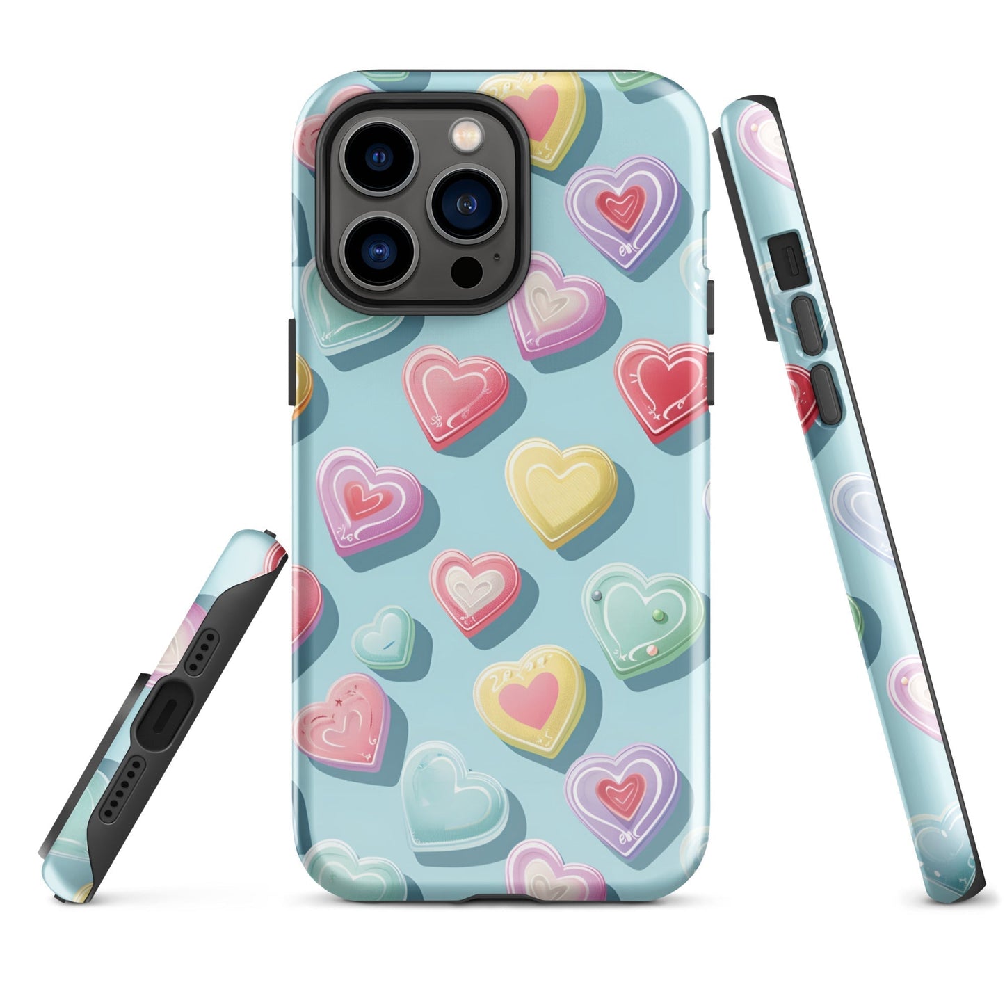 Candy Hearts: Cupid's Canvas - iPhone Case - Pattern Symphony