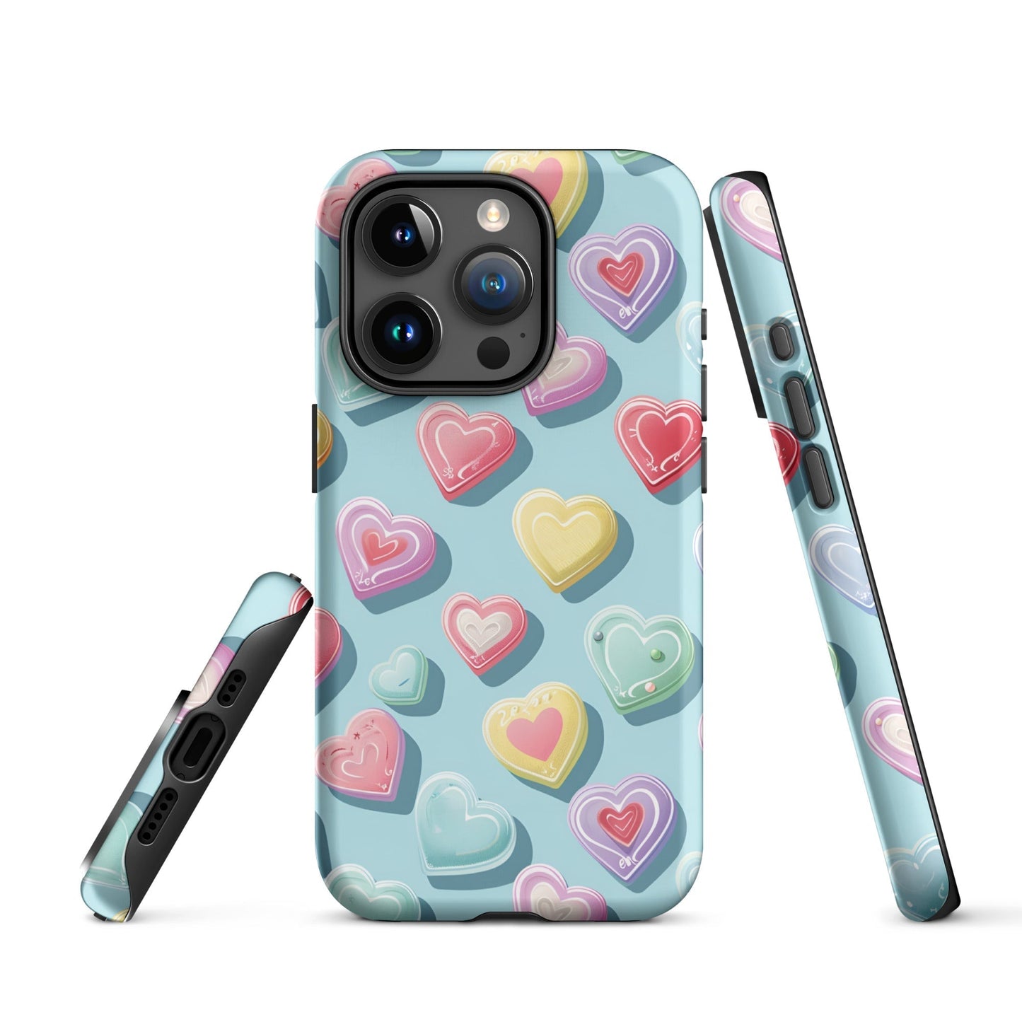 Candy Hearts: Cupid's Canvas - iPhone Case - Pattern Symphony