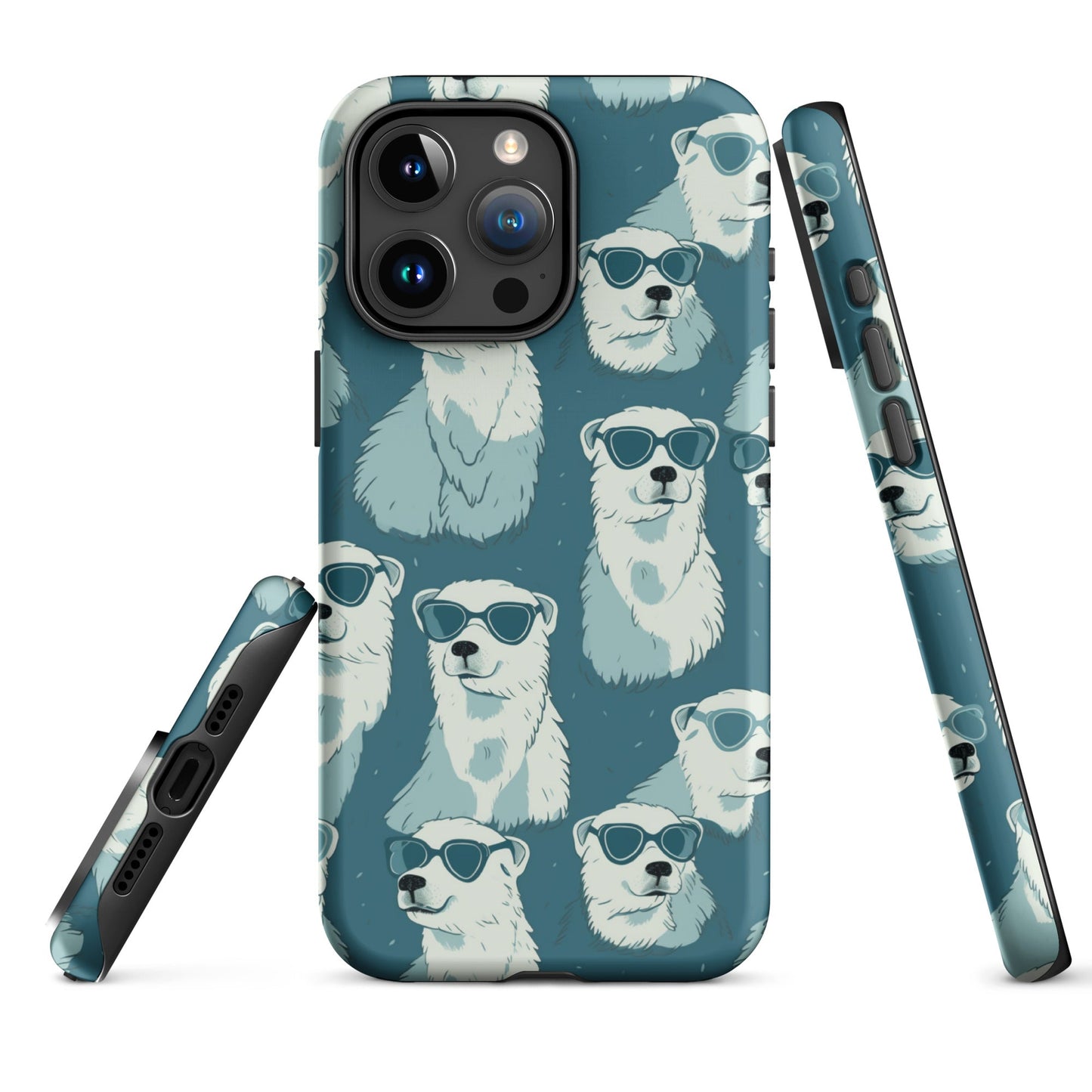 Chillin' Polar Bears - Cool Shades Design - iPhone Case - Pattern Symphony