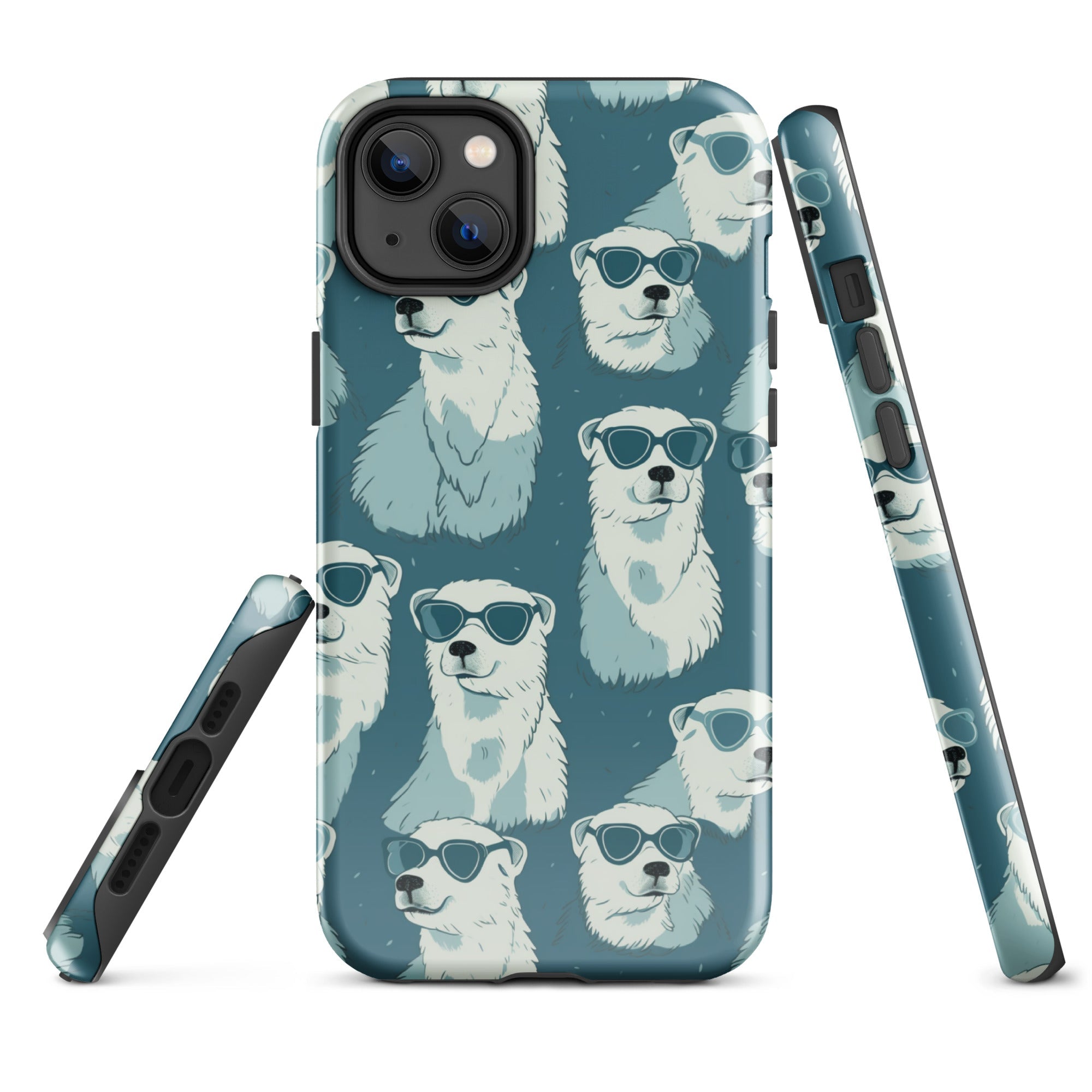 Chillin' Polar Bears - Cool Shades Design - iPhone Case - Pattern Symphony