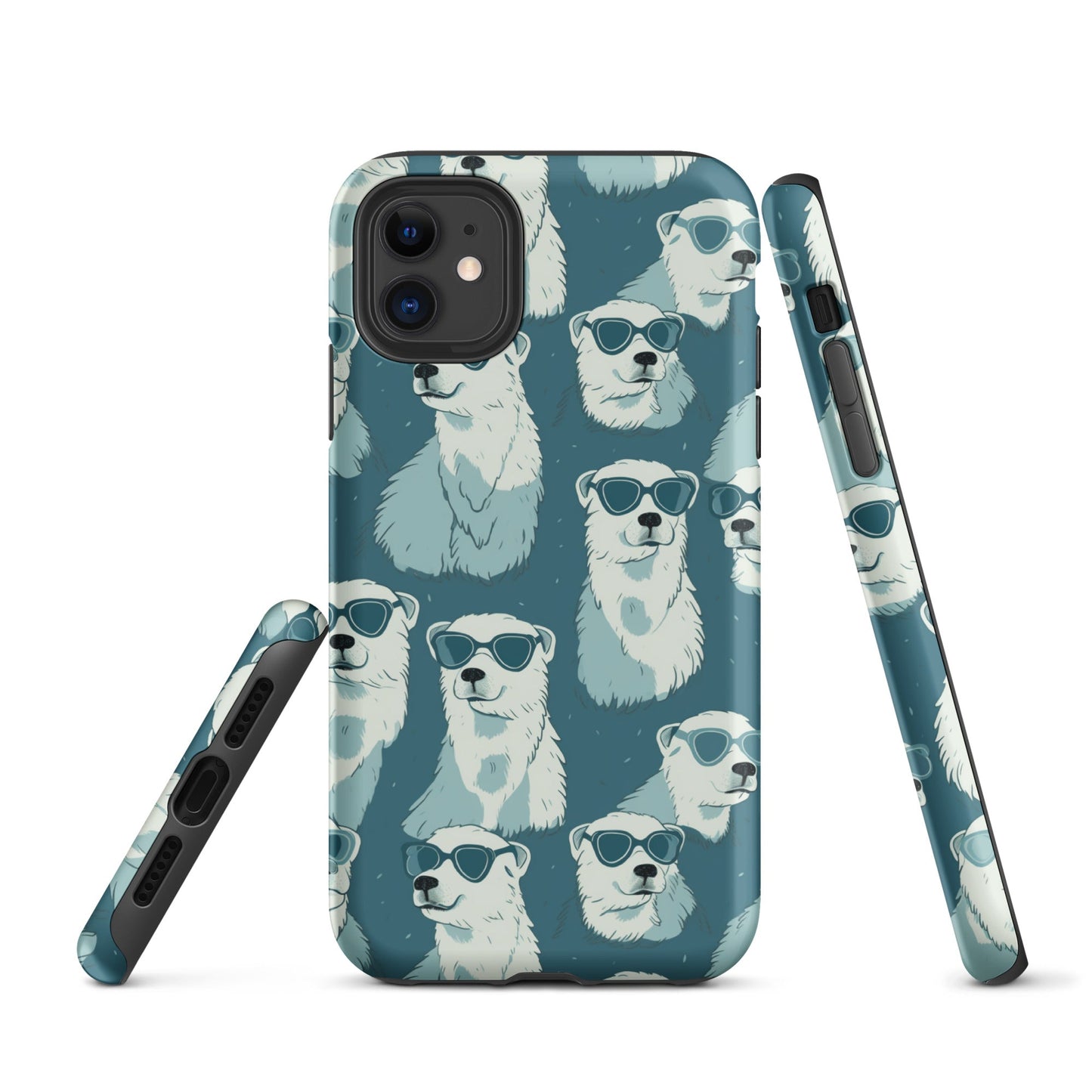 Chillin' Polar Bears - Cool Shades Design - iPhone Case - Pattern Symphony