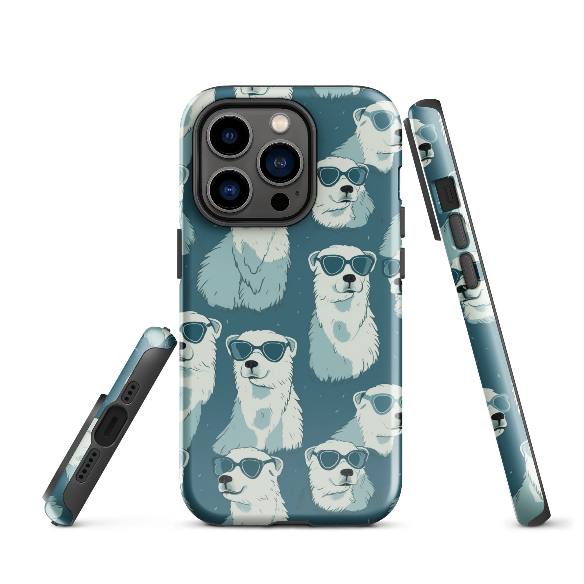 Chillin' Polar Bears - Cool Shades Design - iPhone Case - Pattern Symphony