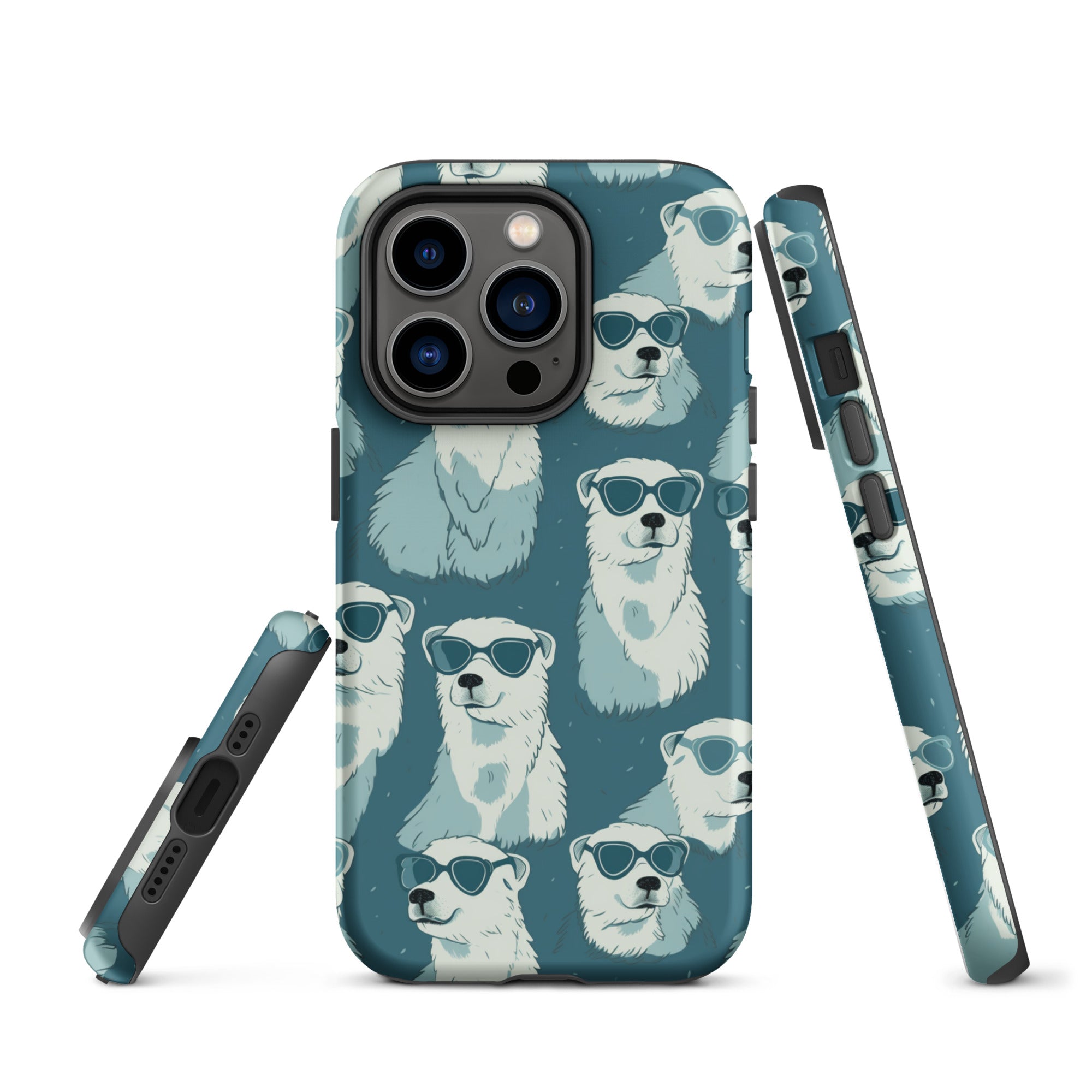 Chillin' Polar Bears - Cool Shades Design - iPhone Case - Pattern Symphony