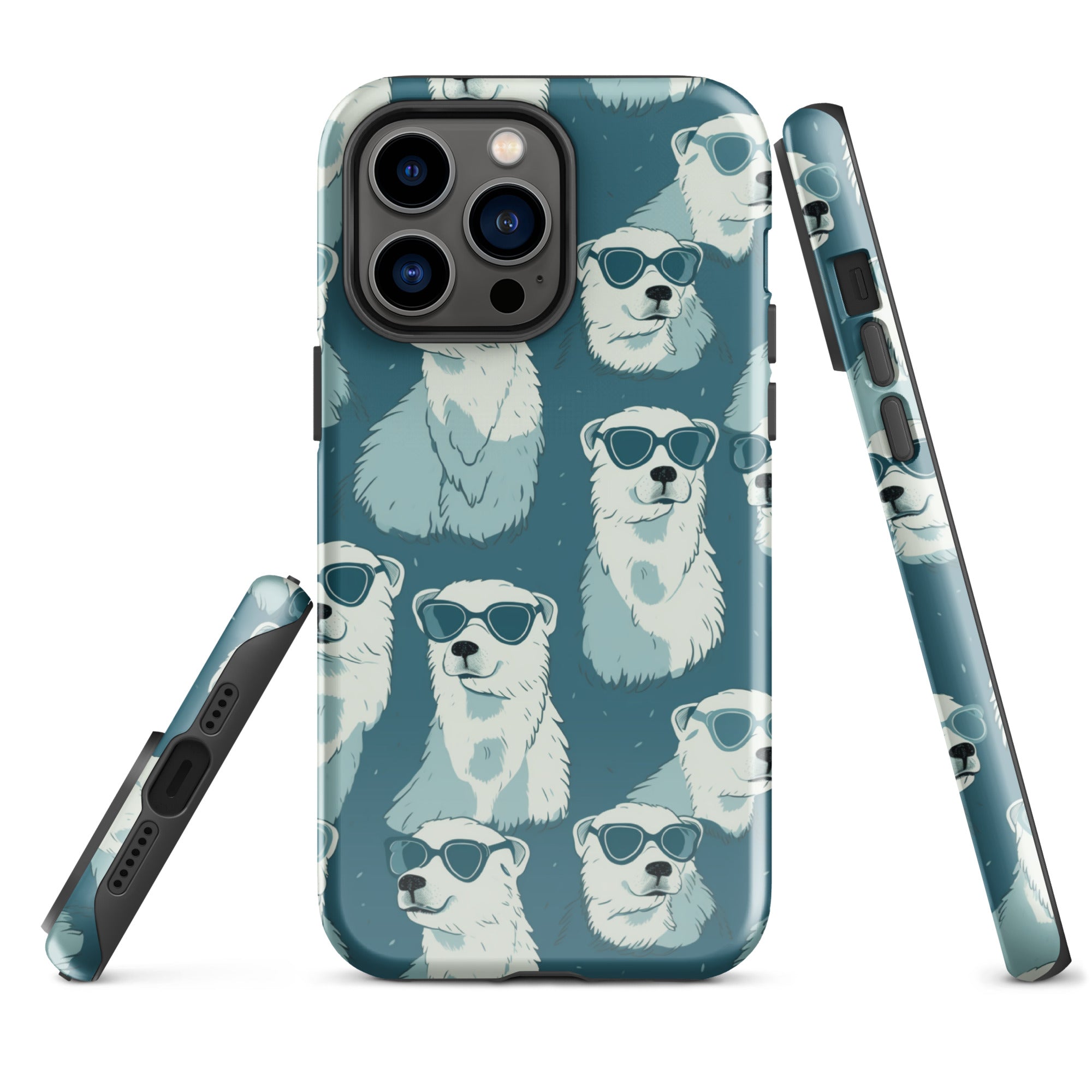 Chillin' Polar Bears - Cool Shades Design - iPhone Case - Pattern Symphony