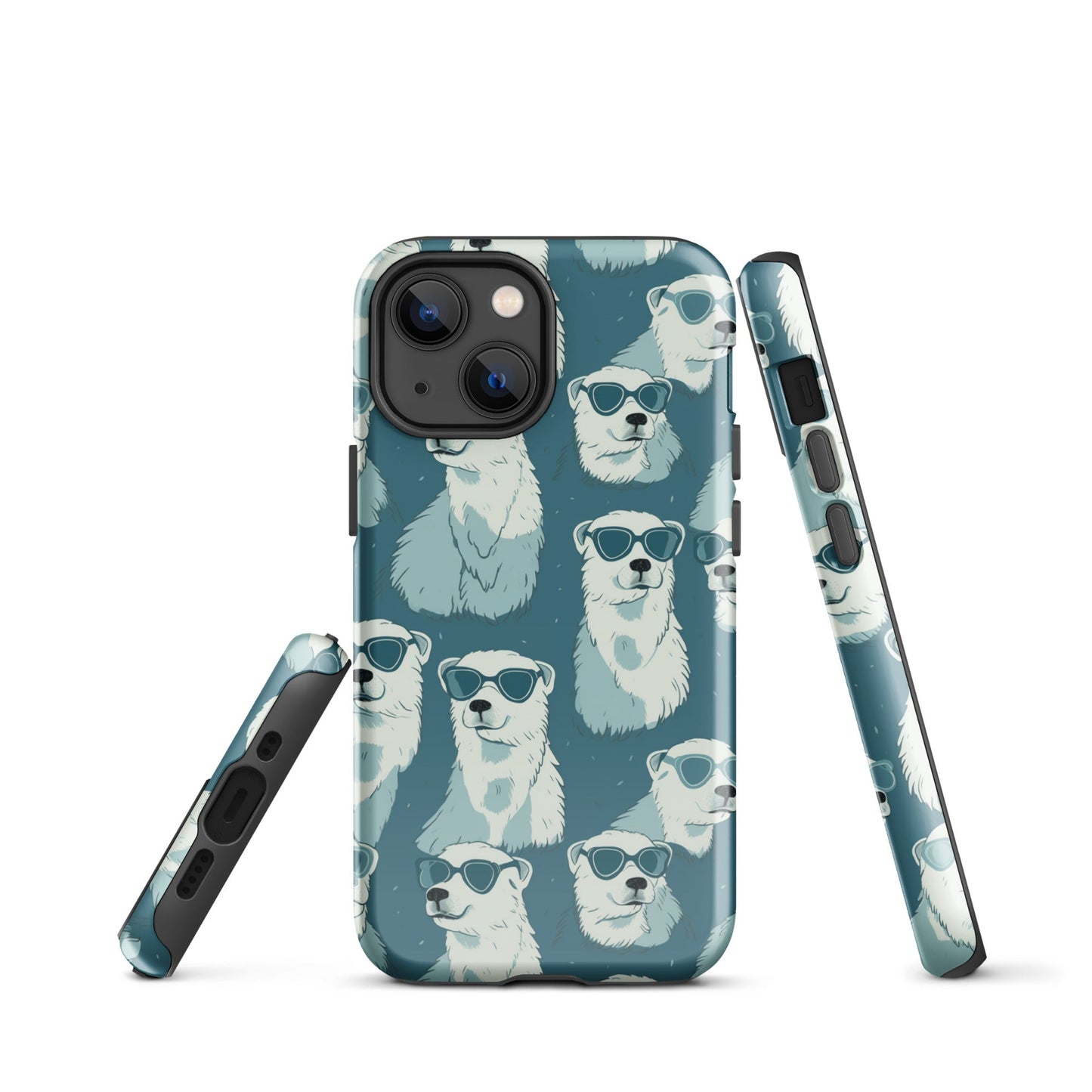 Chillin' Polar Bears - Cool Shades Design - iPhone Case - Pattern Symphony