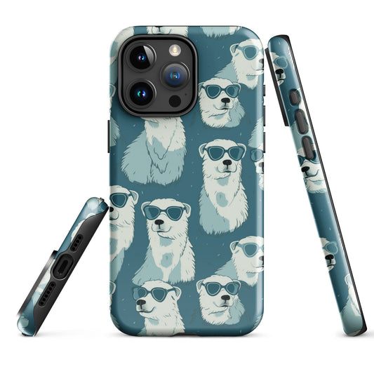 Chillin' Polar Bears - Cool Shades Design - iPhone Case - Pattern Symphony