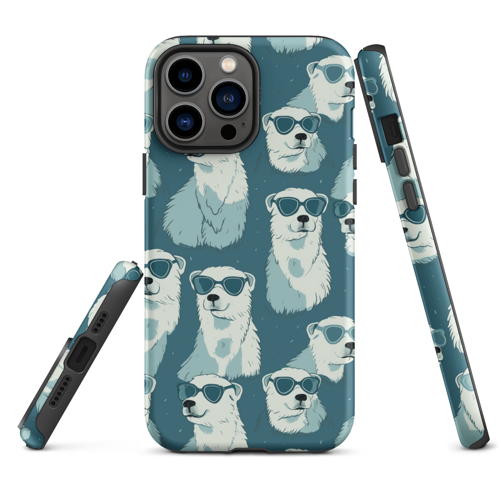 Chillin' Polar Bears - Cool Shades Design - iPhone Case - Pattern Symphony