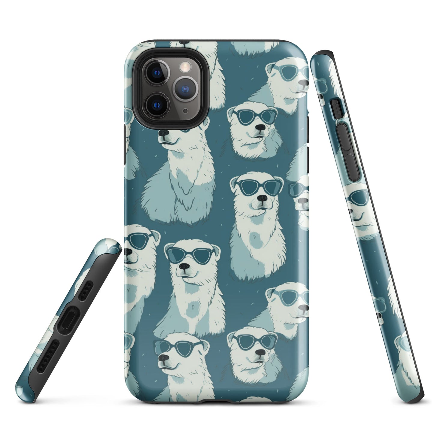 Chillin' Polar Bears - Cool Shades Design - iPhone Case - Pattern Symphony