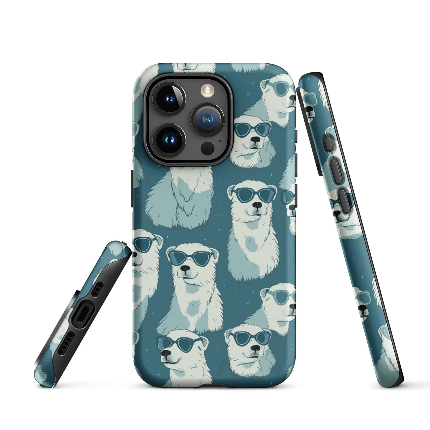 Chillin' Polar Bears - Cool Shades Design - iPhone Case - Pattern Symphony