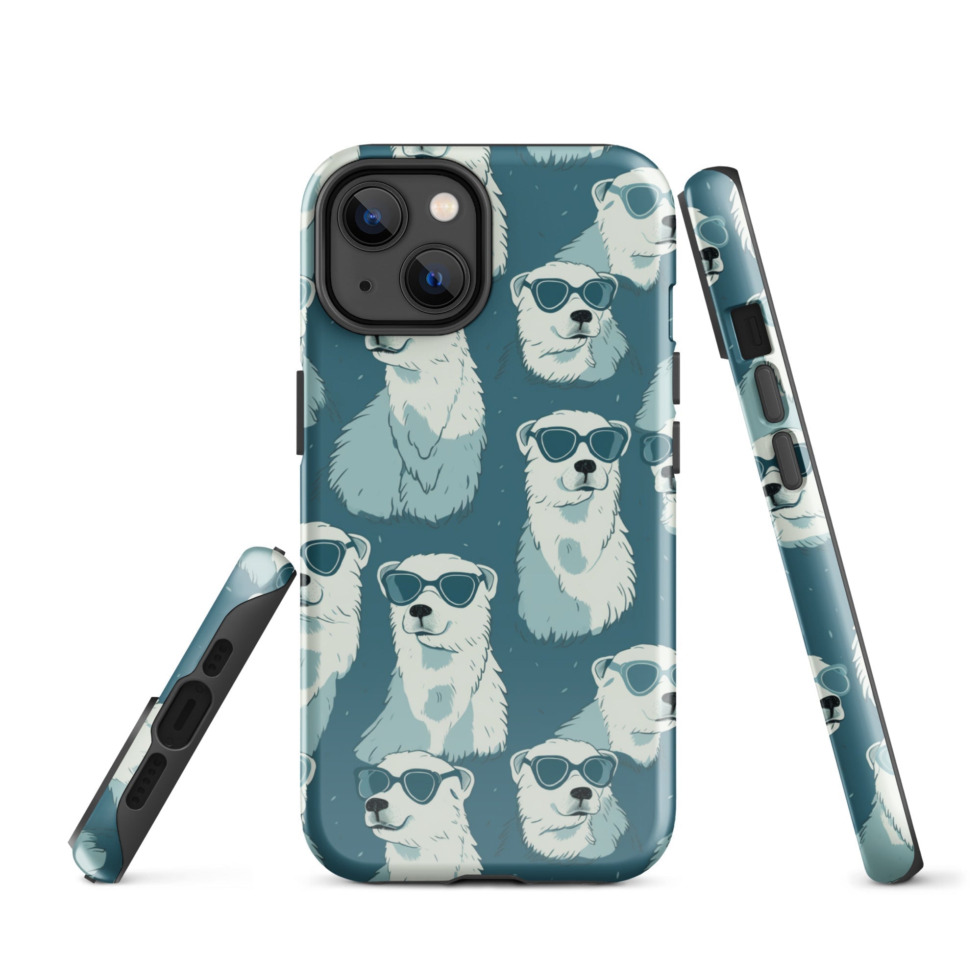 Chillin' Polar Bears - Cool Shades Design - iPhone Case - Pattern Symphony