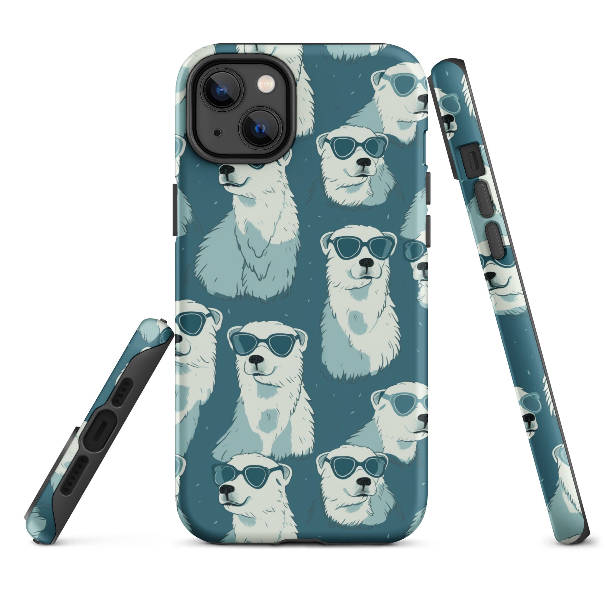 Chillin' Polar Bears - Cool Shades Design - iPhone Case - Pattern Symphony