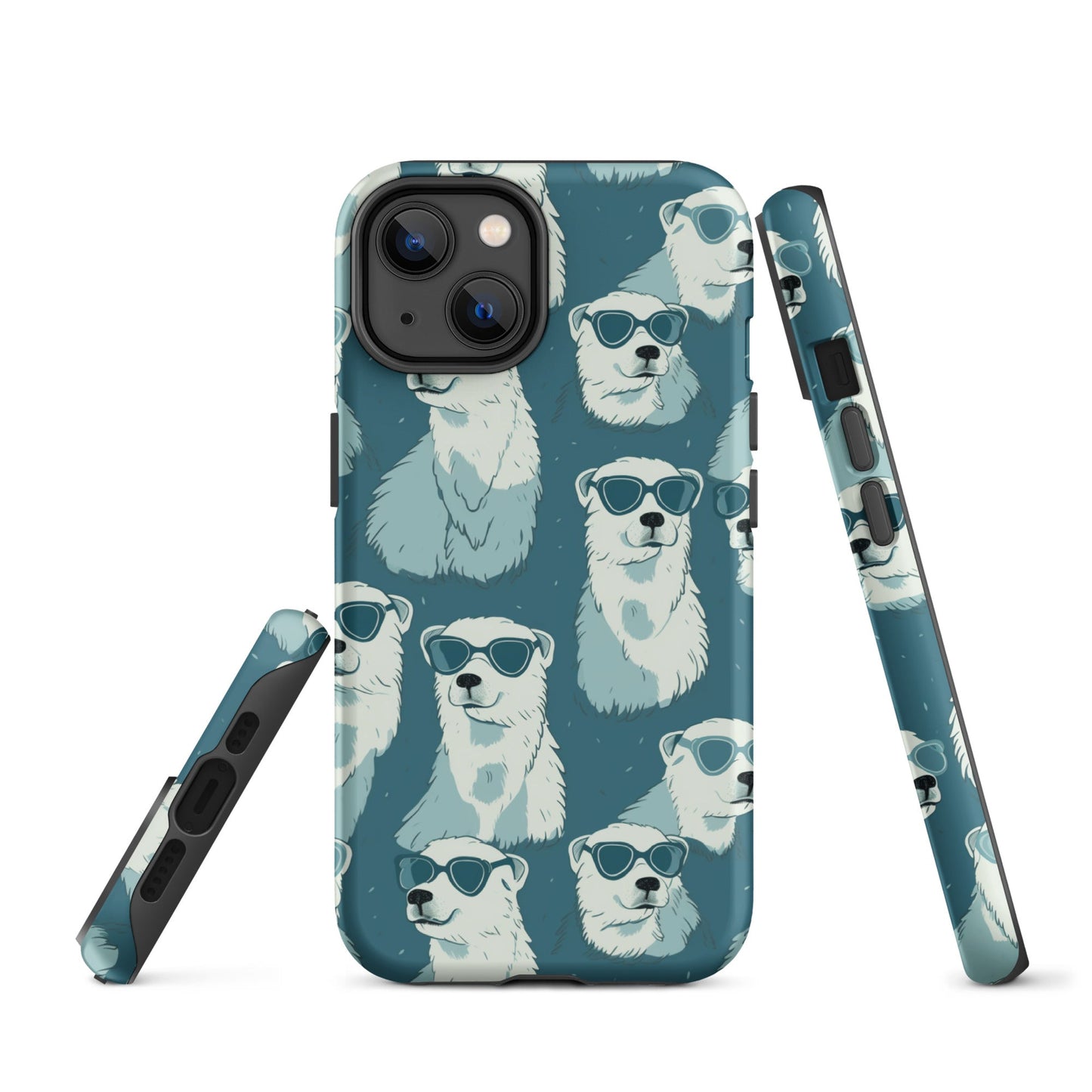 Chillin' Polar Bears - Cool Shades Design - iPhone Case - Pattern Symphony