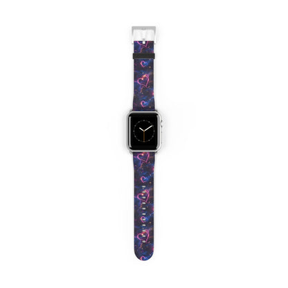 Cosmic Love: Nebula Embrace - Apple Watch Strap - Pattern Symphony