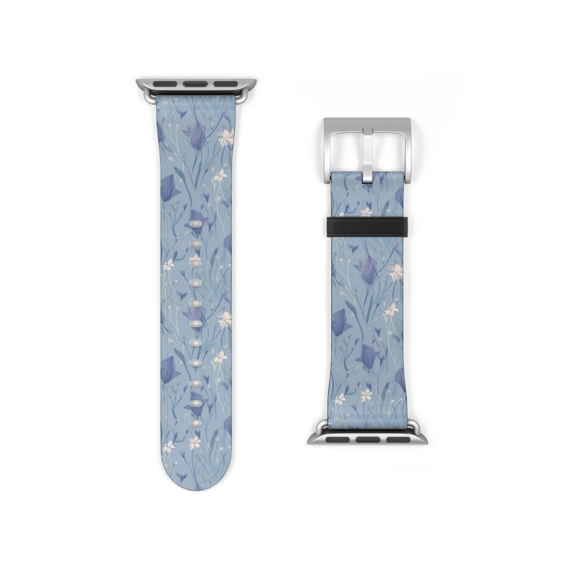 Enchanting Bluebell Harmony - Apple Watch Strap - Pattern Symphony