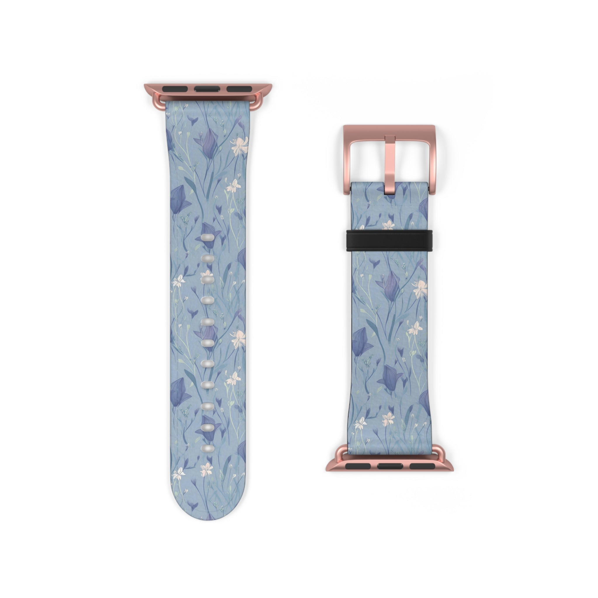 Enchanting Bluebell Harmony - Apple Watch Strap - Pattern Symphony