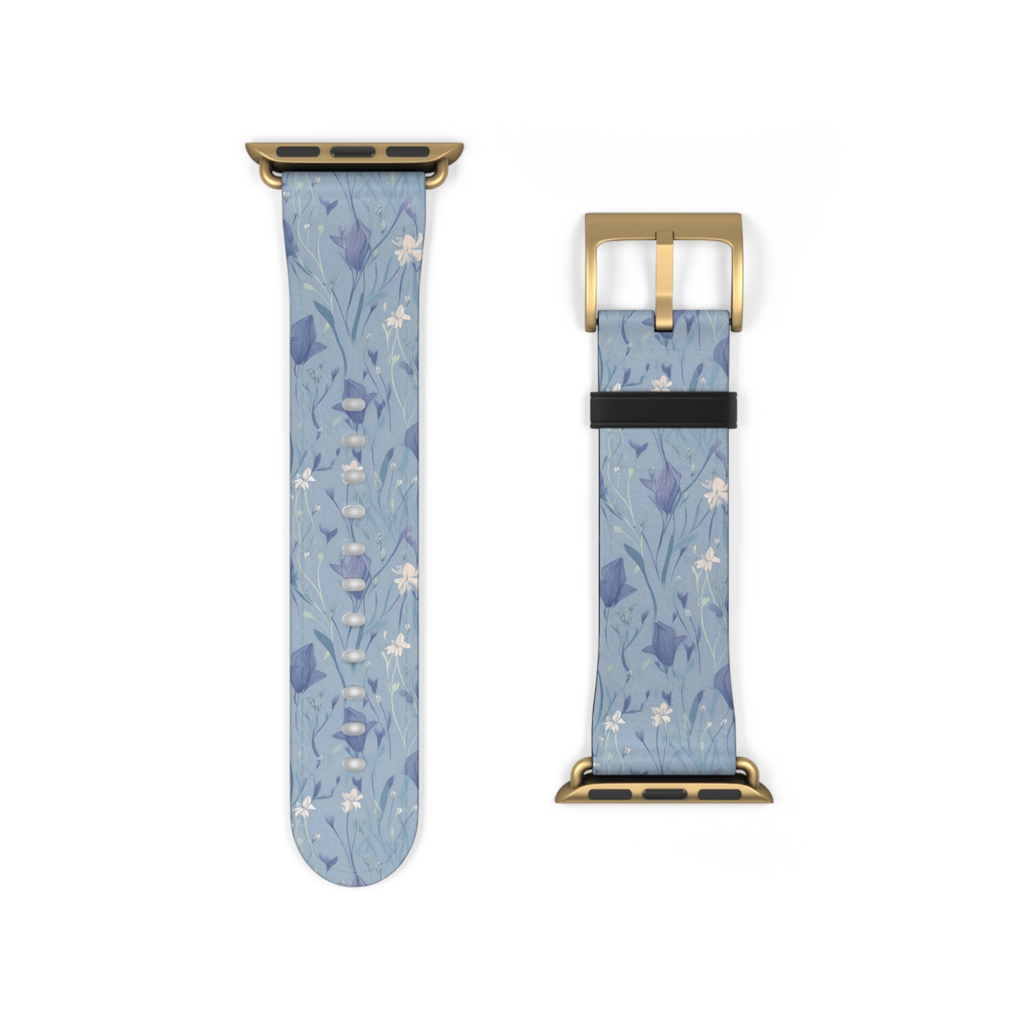 Enchanting Bluebell Harmony - Apple Watch Strap - Pattern Symphony