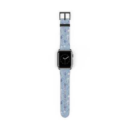 Enchanting Bluebell Harmony - Apple Watch Strap - Pattern Symphony