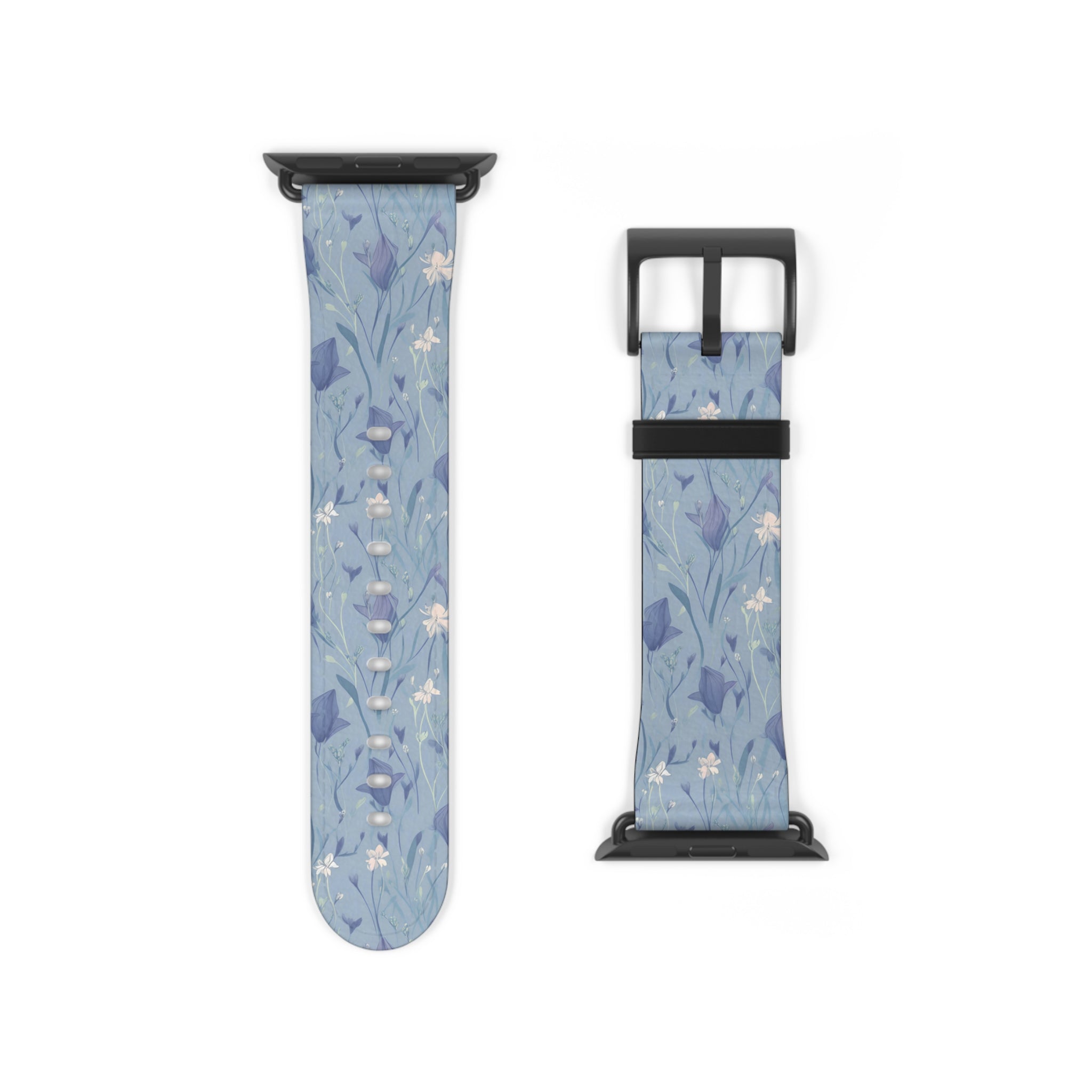 Enchanting Bluebell Harmony - Apple Watch Strap - Pattern Symphony