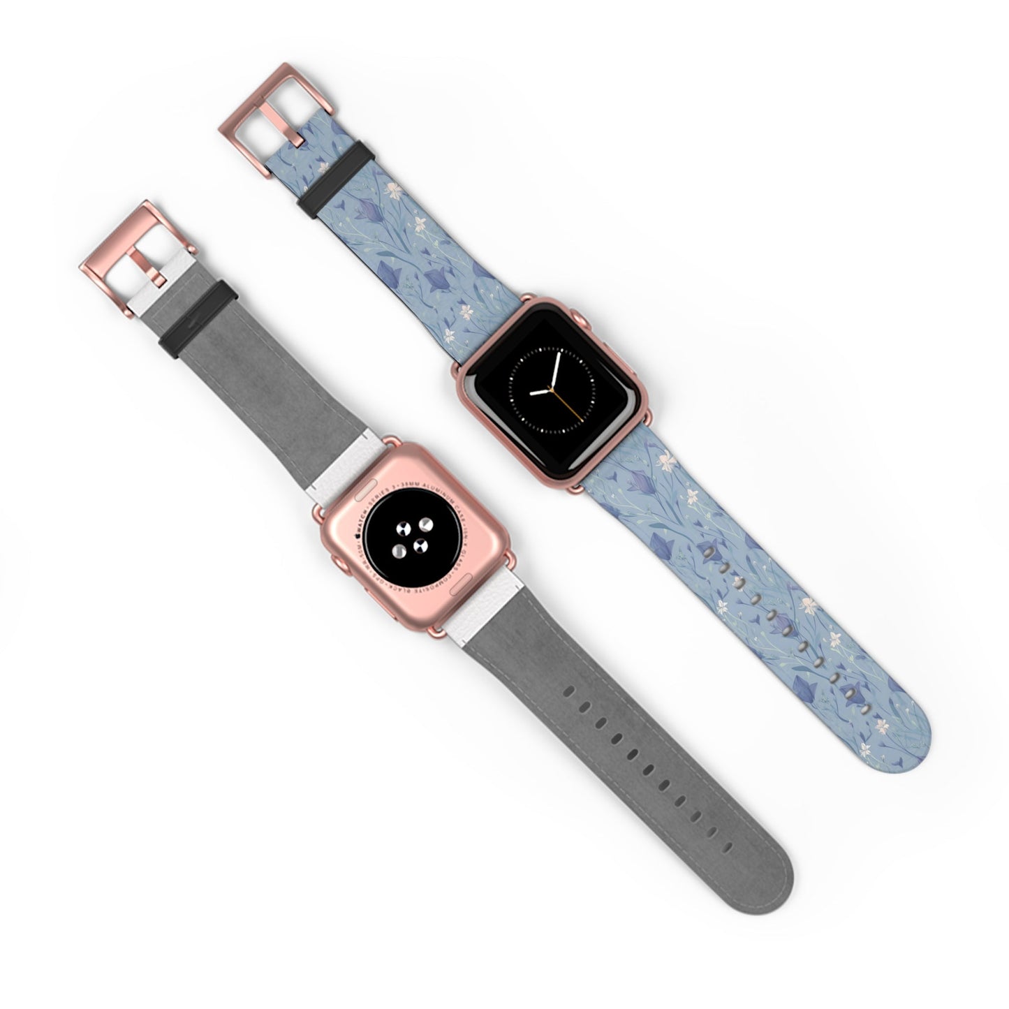 Enchanting Bluebell Harmony - Apple Watch Strap - Pattern Symphony