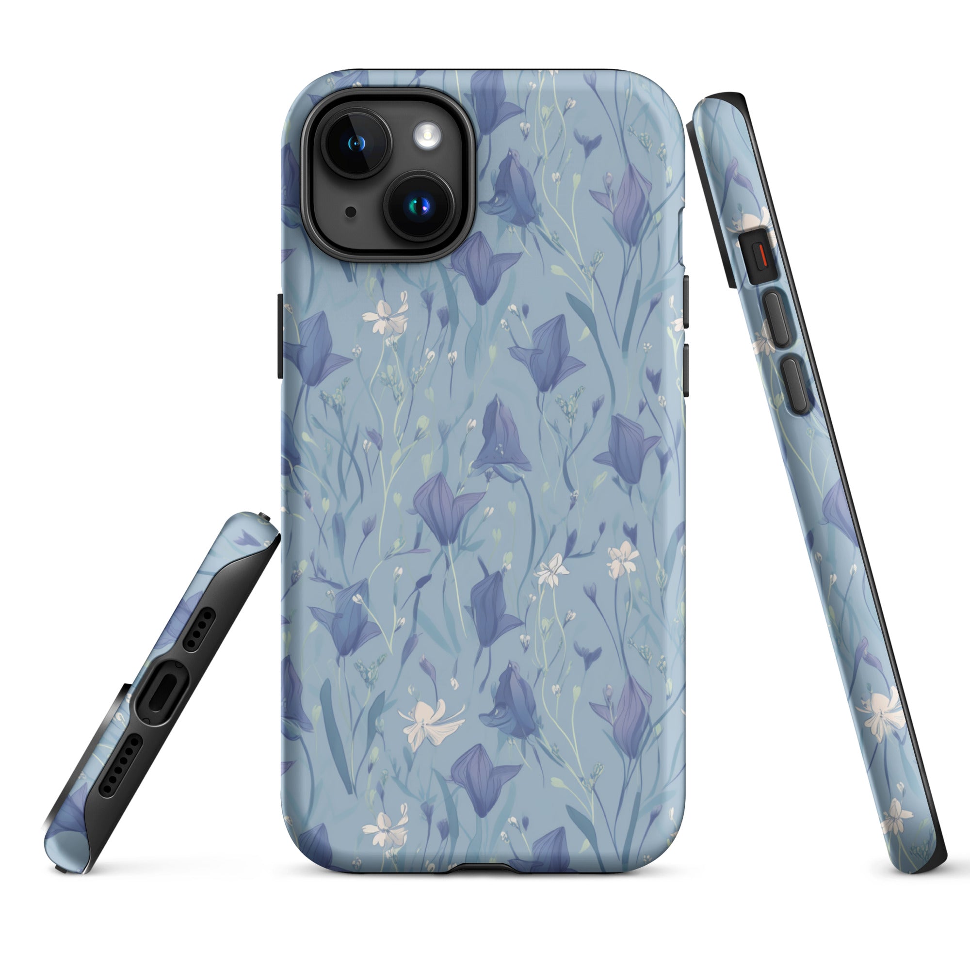 Enchanting Bluebell Harmony - iPhone Case - Pattern Symphony