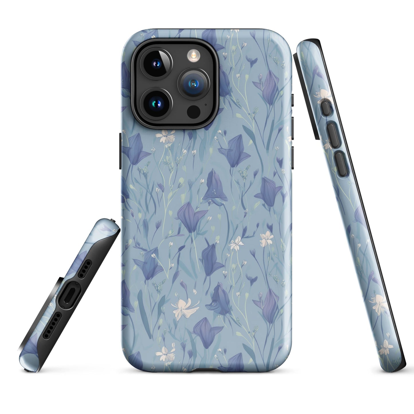 Enchanting Bluebell Harmony - iPhone Case - Pattern Symphony