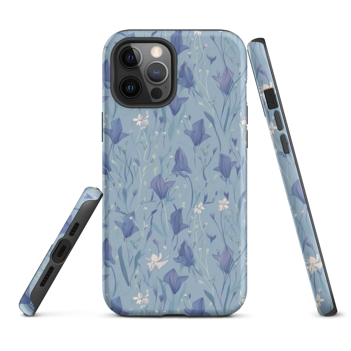 Enchanting Bluebell Harmony - iPhone Case - Pattern Symphony