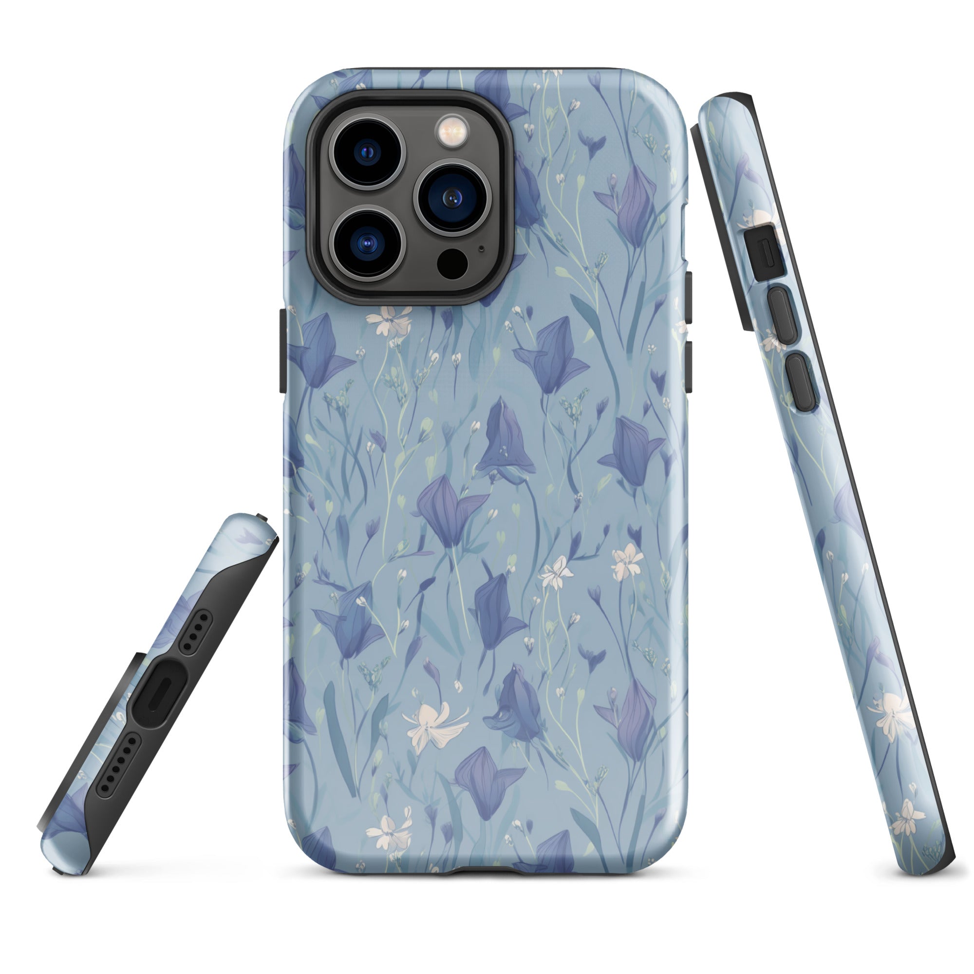 Enchanting Bluebell Harmony - iPhone Case - Pattern Symphony