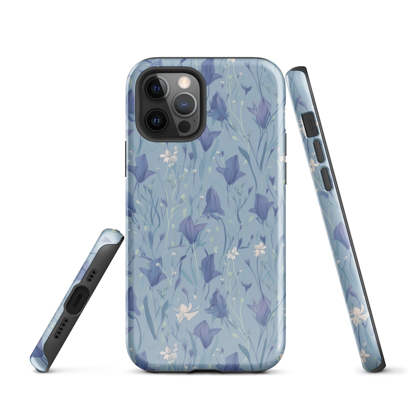 Enchanting Bluebell Harmony - iPhone Case - Pattern Symphony